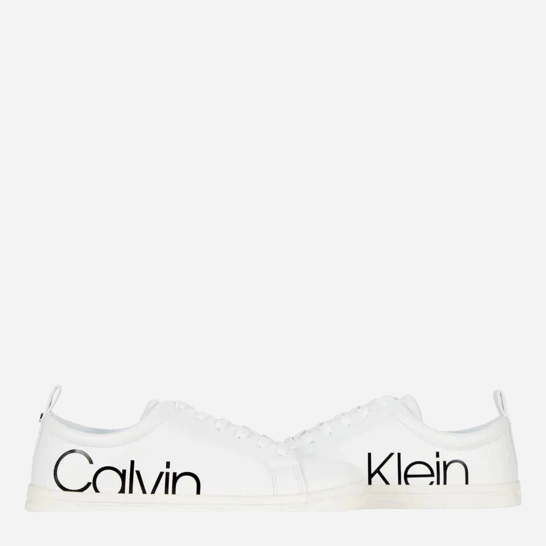 Акція на Жіночі кеди низькі Calvin Klein 586088759 39 25.5 см Білі від Rozetka