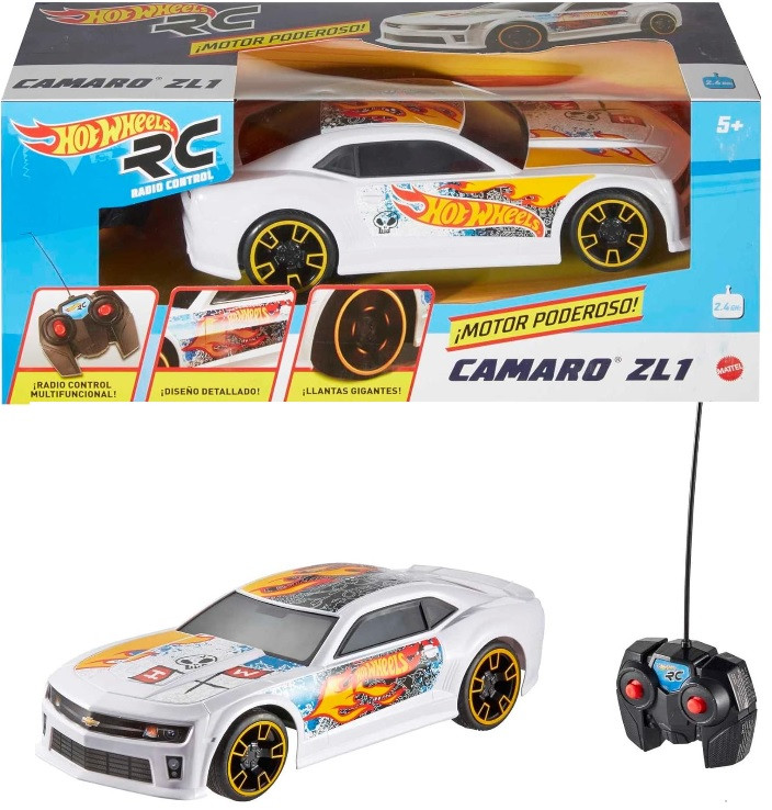 Машинка Хот Вилс белый Шевроле Камаро на пульте управления Hot Wheels ...
