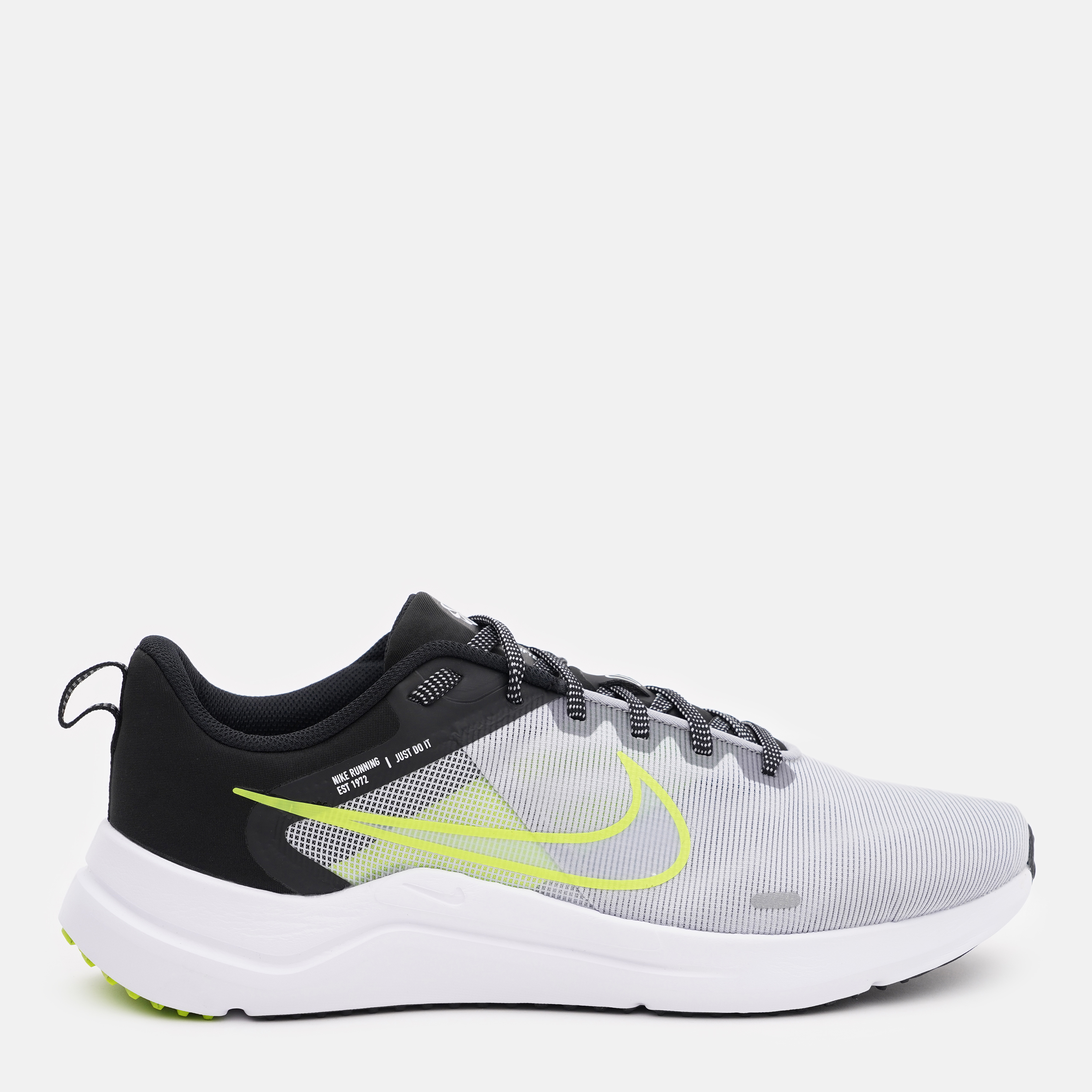Акція на Чоловічі кросівки для бігу Nike Downshifter 12 DD9293-011 45 (11US) 29 см Світло-сірі від Rozetka