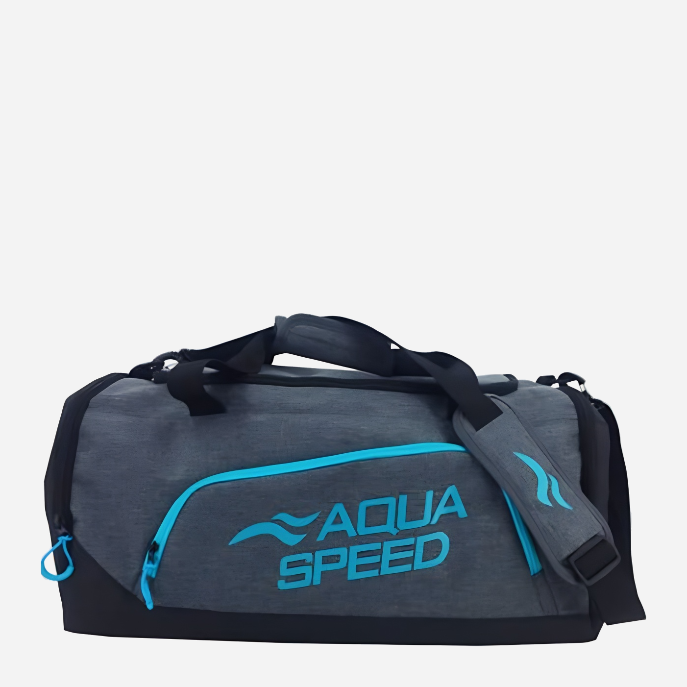 Акція на Спортивна сумка Aqua Speed Duffel bag 60145 141-34 Сірий/Блакитний від Rozetka