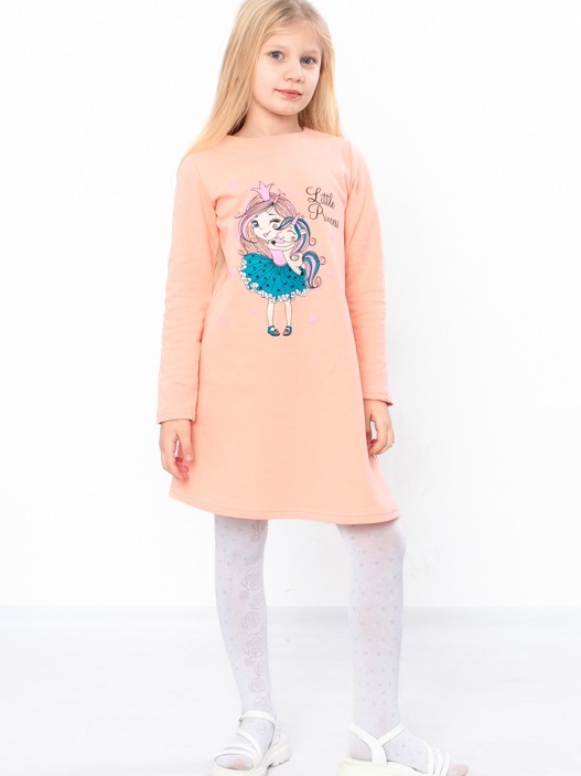 Акція на Дитяча тепла сукня для дівчинки Носи своє 6004-023-33 122 см Персик (принцеса) (p-2350-142400) від Rozetka
