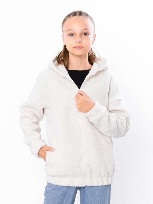 Акція на Підліткова демісезонна куртка для дівчинки Носи своє 6411-130-1 152 см Молочна (p-12379-137697) від Rozetka