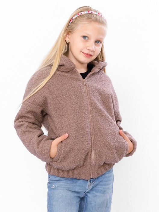 Акція на Дитяча демісезонна куртка для дівчинки Носи своє 6411-130 128 см Капучино (p-12376-137924) від Rozetka