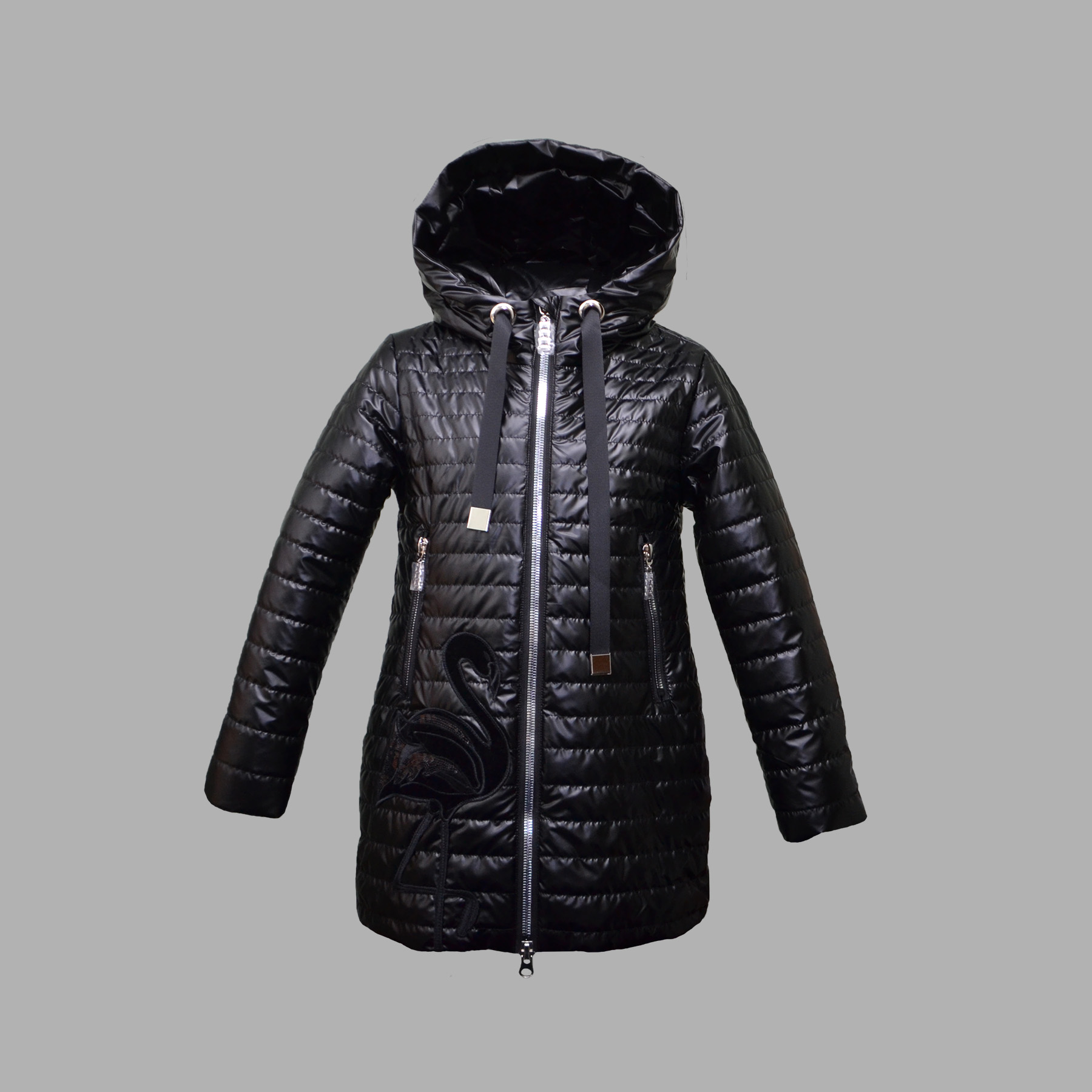 

Пальто демисезонное Delfin-free D19-2b 140 см Черный