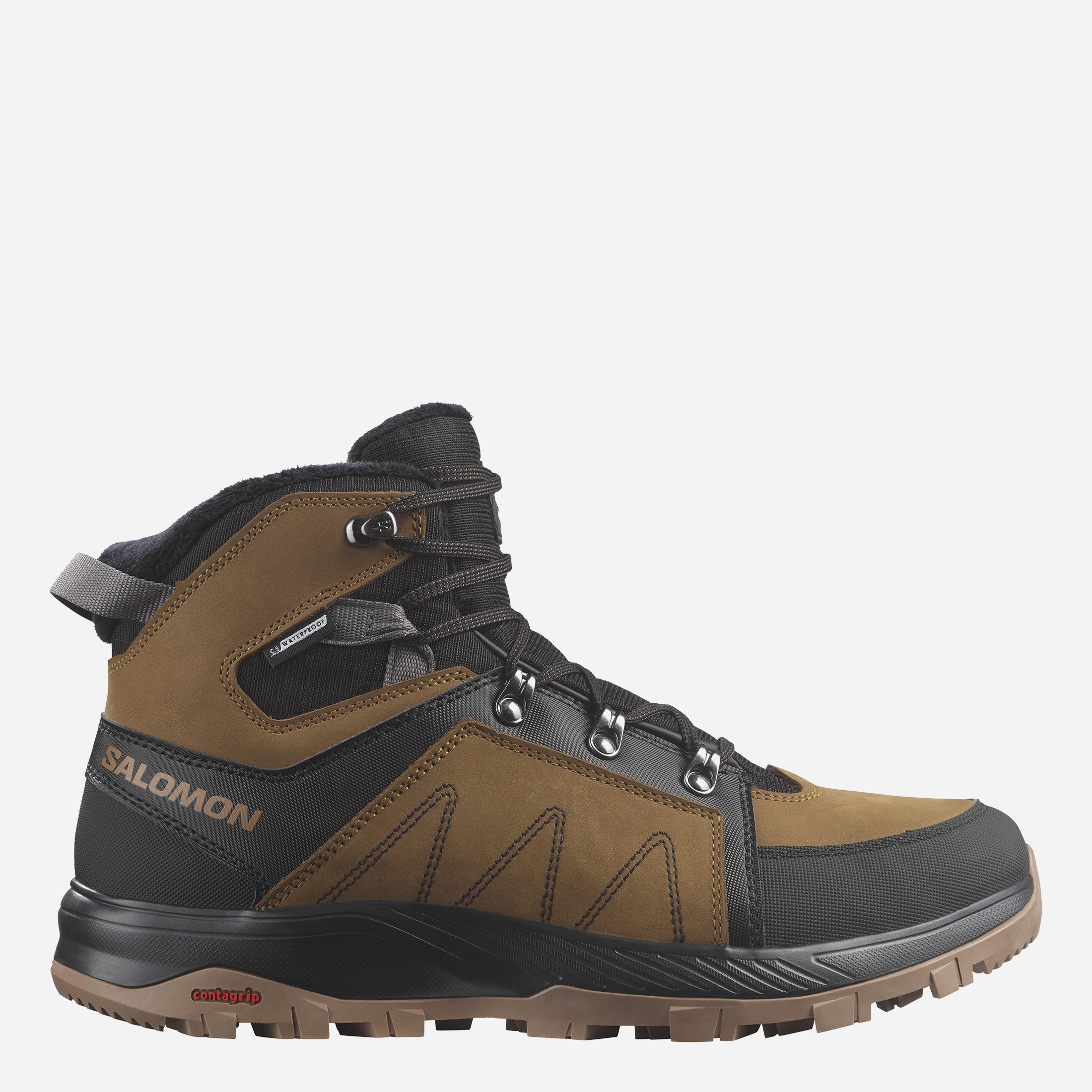 Акція на Чоловічі зимові черевики з мембраною Salomon Outchill Ts Cswp L47381900 44.5 (10.5US) 28.5 см Rubber/Black/Magnet. від Rozetka