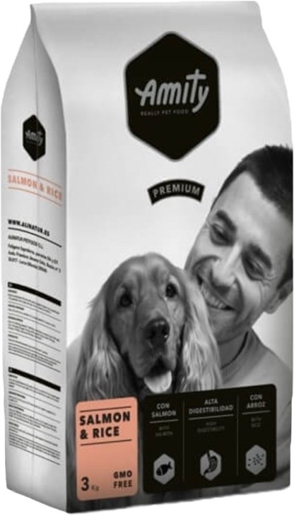 Сухой корм для собак Amity Salmon&Rice гипоаллергенный с лососем и ...