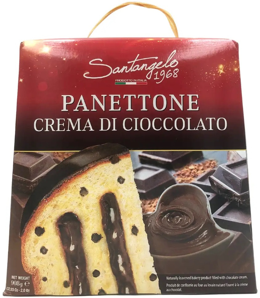 Панеттоне с шоколадом Panettone Santangelo alla crema di cioccolato 908 г –  ROZETKA. Купить Панеттоне с шоколадом Panettone Santangelo alla crema di  cioccolato 908 г от продавца: Smart Kitchen по доступной цене в Украине