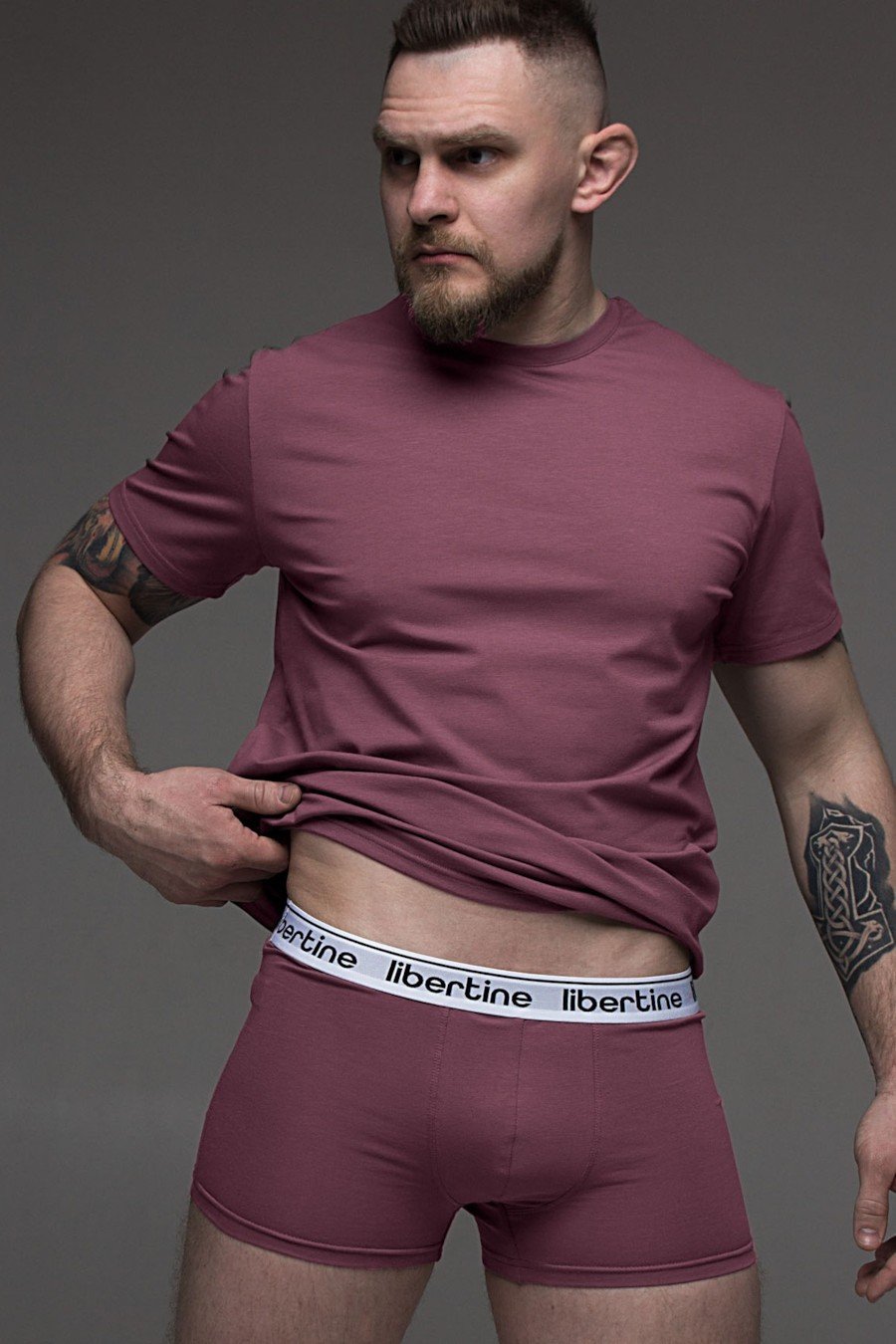 Трусы боксеры Libertine 56(3XL) Бордовый (91989) от продавца: Барви ...