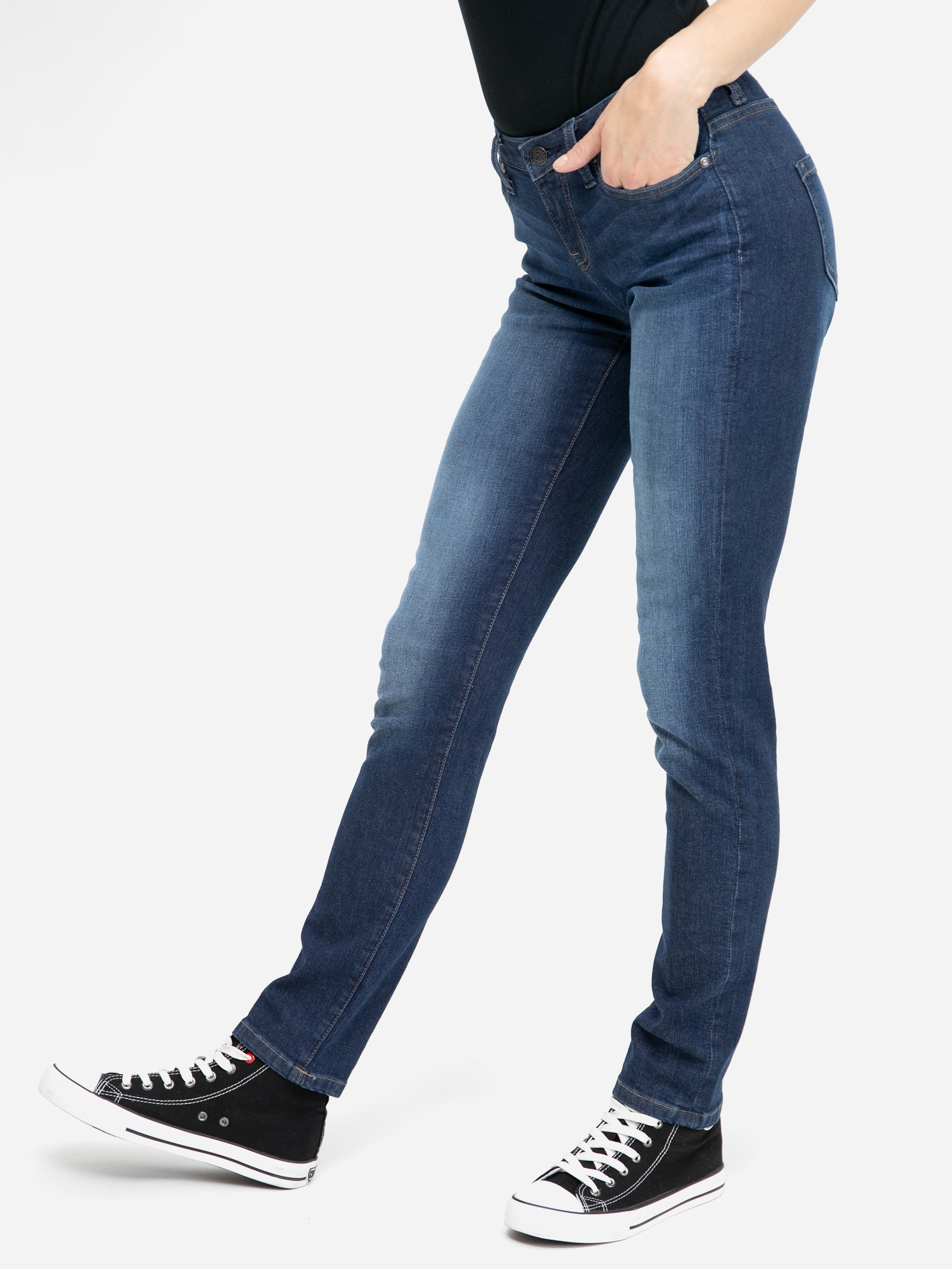 Акція на Джинси жіночі Big Star 115052 Medium Jeans-447 W32L32 Темно-сині від Rozetka