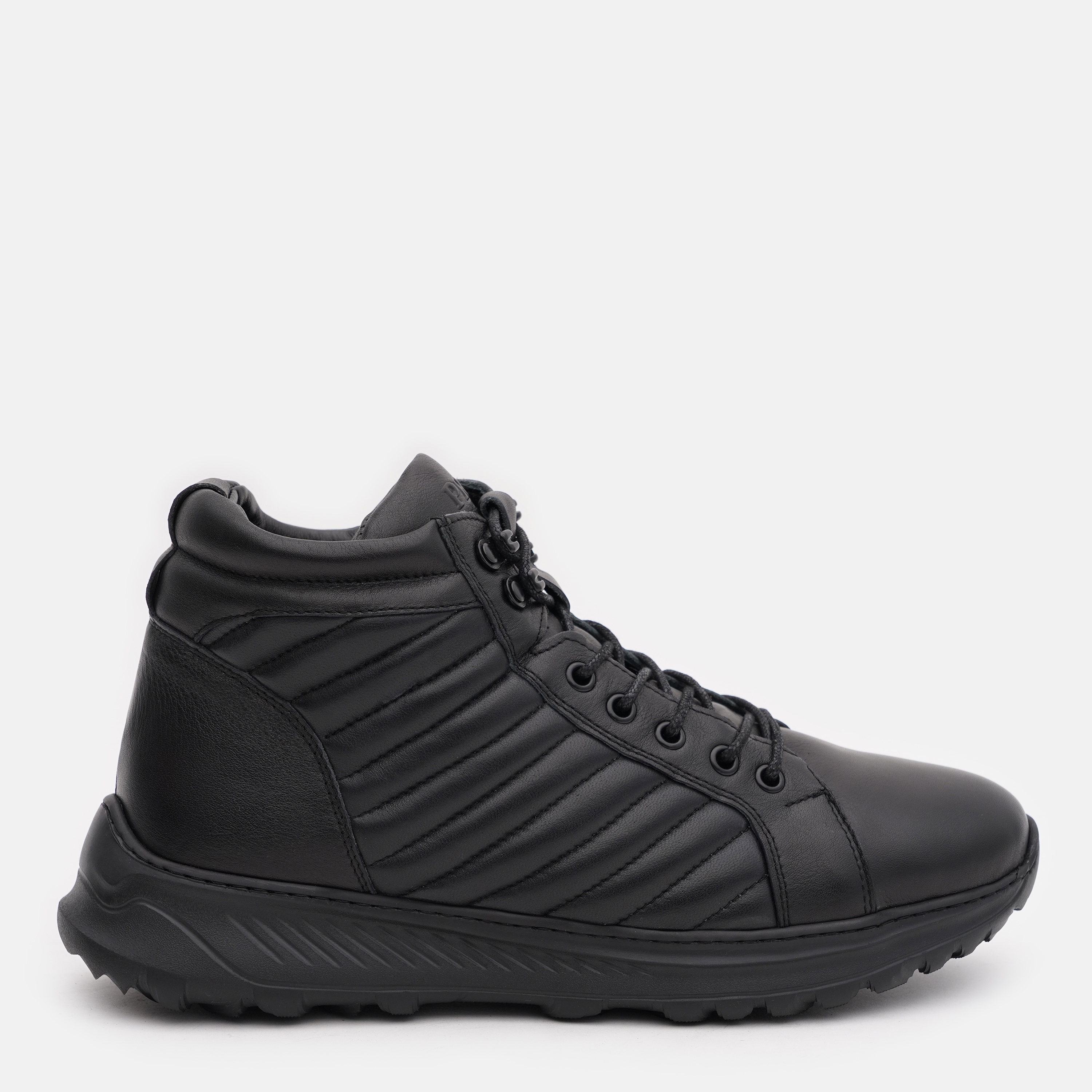 Акція на Чоловічі зимові черевики Prime Shoes 908 Black Leather 96-908-39116 44 29 Чорні від Rozetka