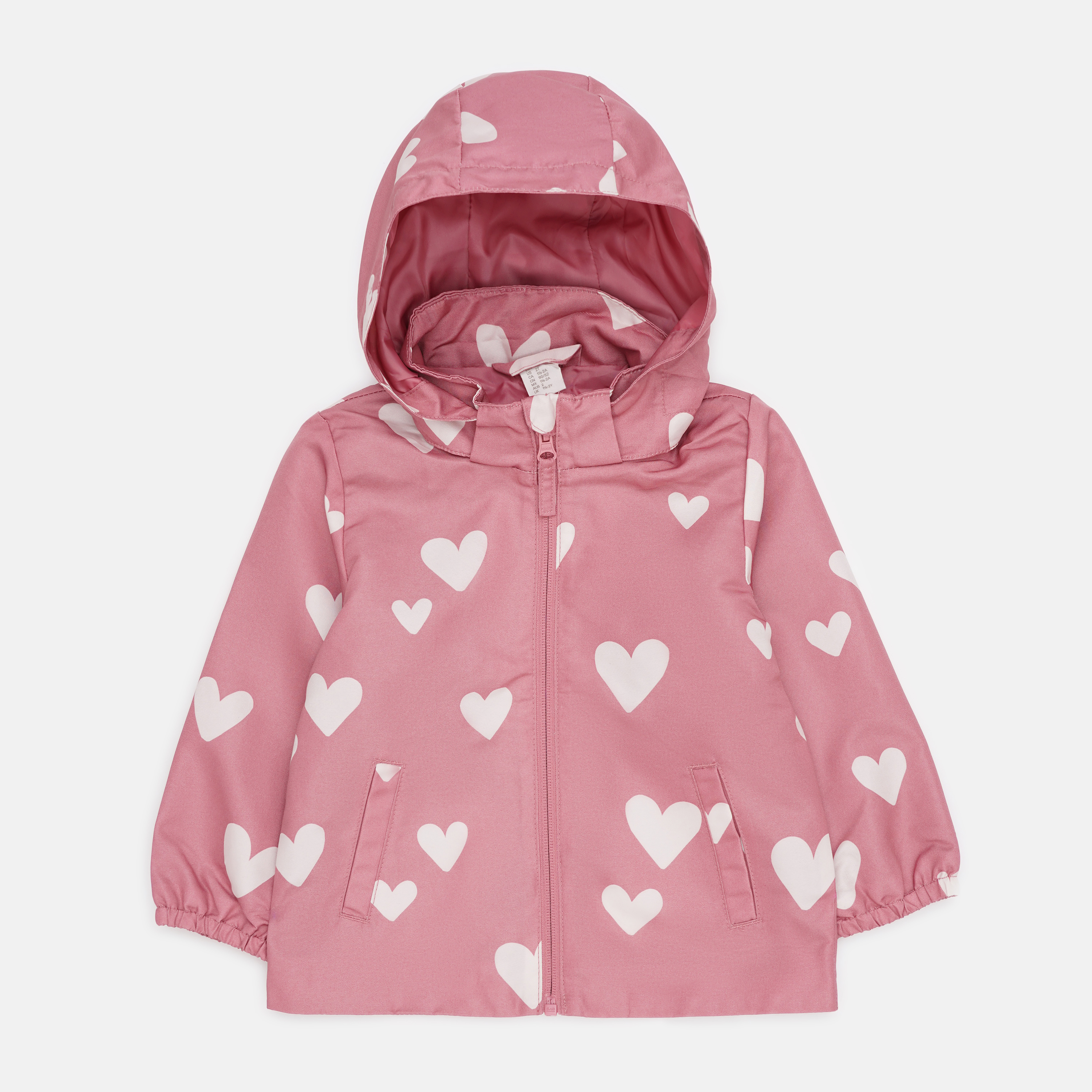 Акція на Дитяча демісезонна куртка для дівчинки H&M 0884528 92 см Рожева від Rozetka