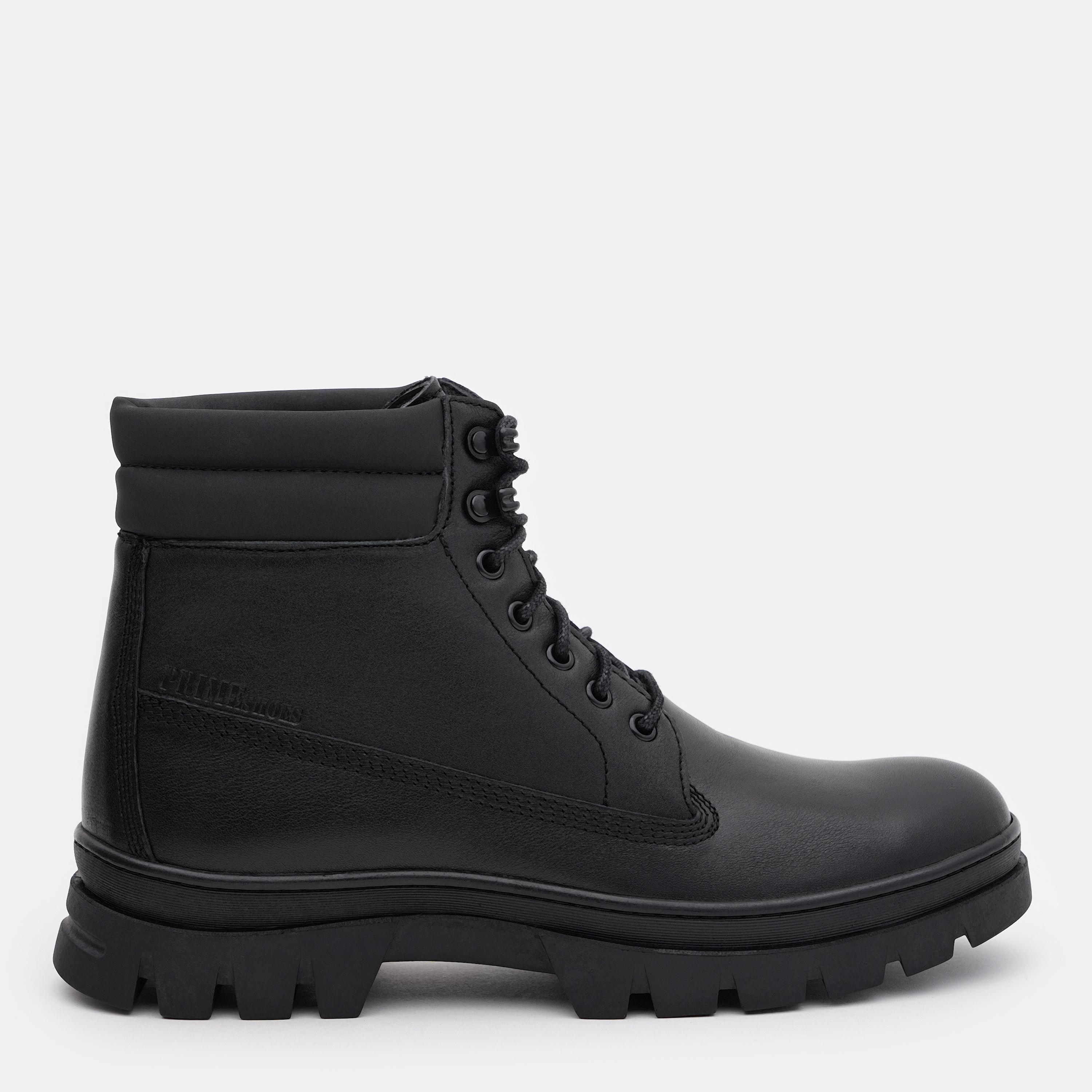 Акція на Чоловічі зимові черевики високі Prime Shoes 700 Black Leather 16-700-30118 42 28 Чорні від Rozetka