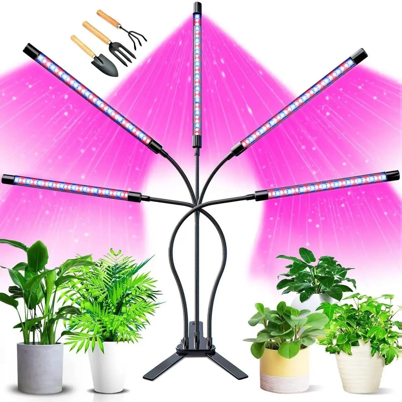 Светодиодная ультрафиолетовая led лампа для растений GreenLand 50w ...