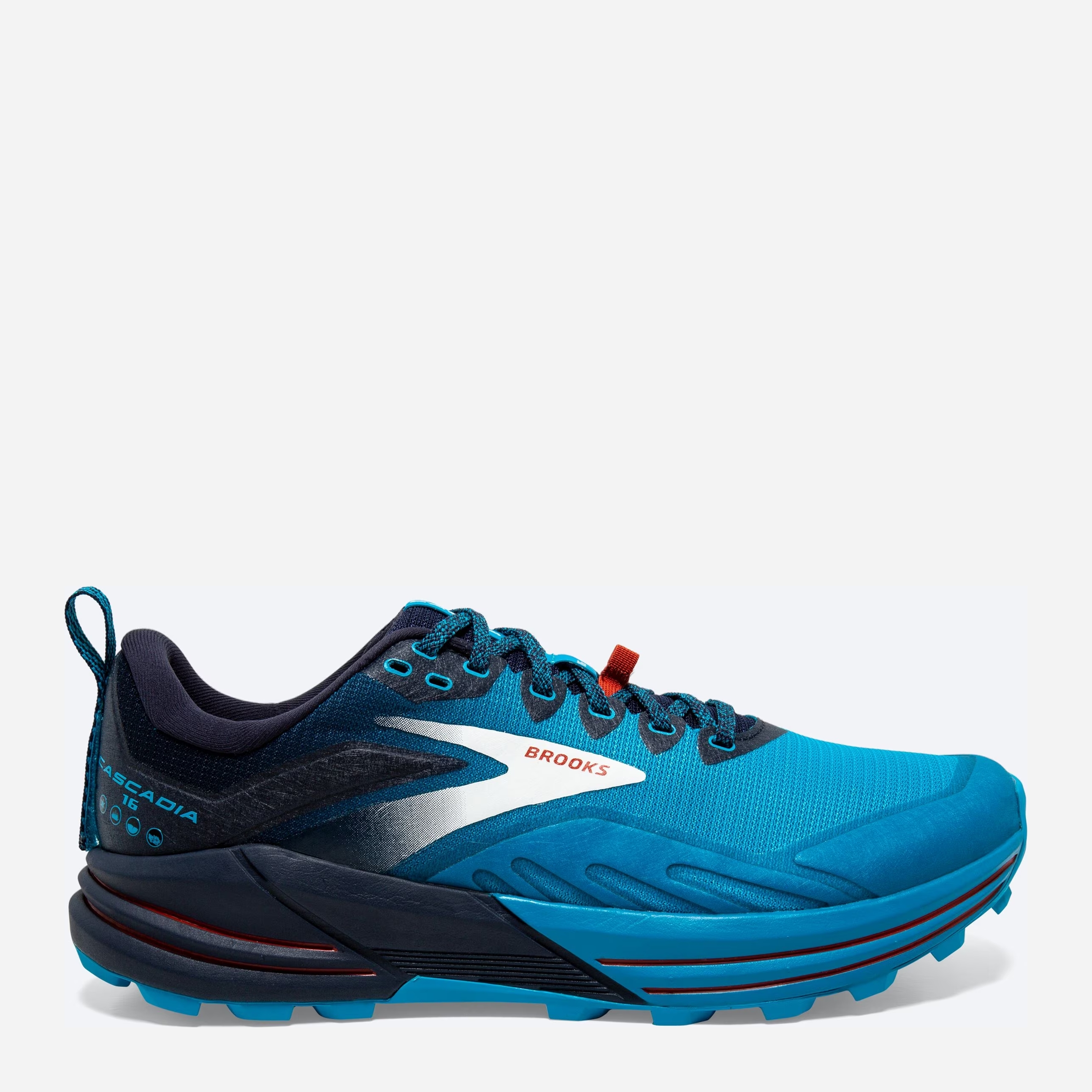 Акція на Чоловічі кросівки для бігу Brooks Cascadia 16 1103761D-490 (12US) 46 Блакитні від Rozetka