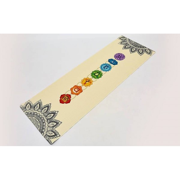 

Коврик для йоги Льняной (Yoga mat) 2-х слойный 3мм FK-7157-1