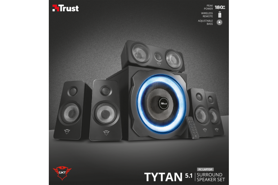 Trust GXT 658 Tytan Altavoces 5.1