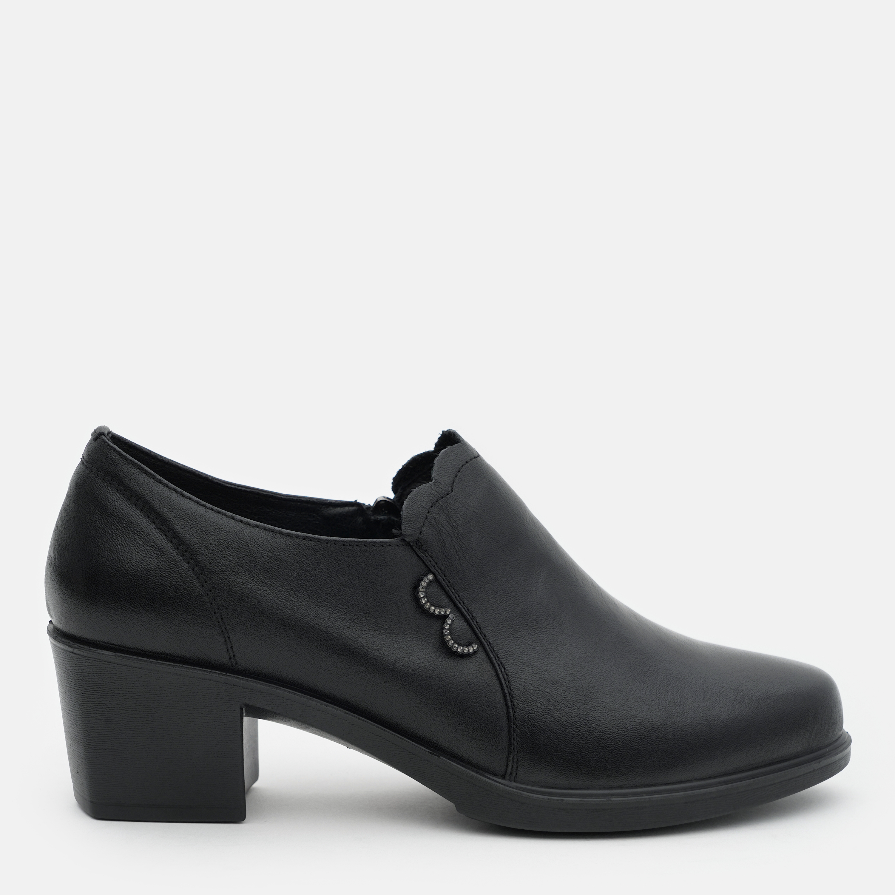 Акція на Жіночі туфлі зі шкіри Baden CV006 - 160 36 Чорні від Rozetka