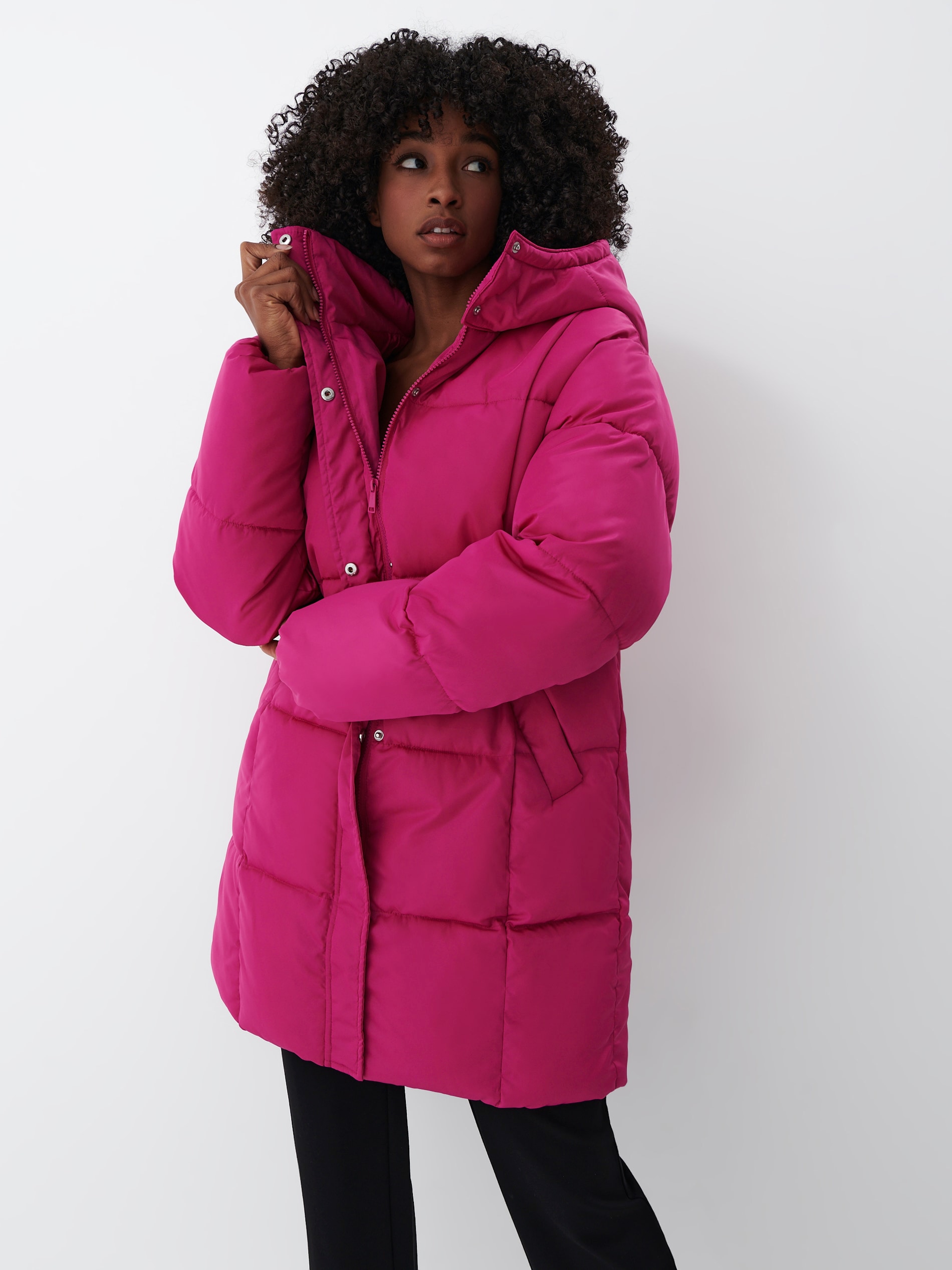Акція на Пальто-куртка жіноче Mohito 0456Q-42X 40 Рожеве від Rozetka