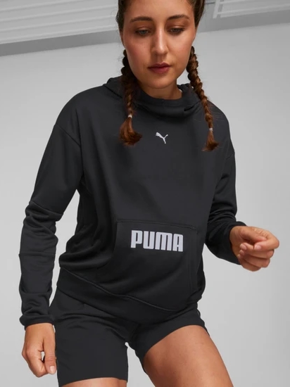 Акція на Худі жіноче Puma Train All Day Hoodie 52234701 XL Чорне від Rozetka