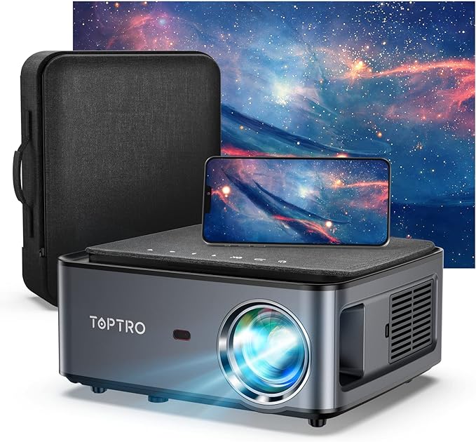 TOPTRO TR25 [Electric Focus] Mini Projector -- Perfect for Retro Gamers! --  