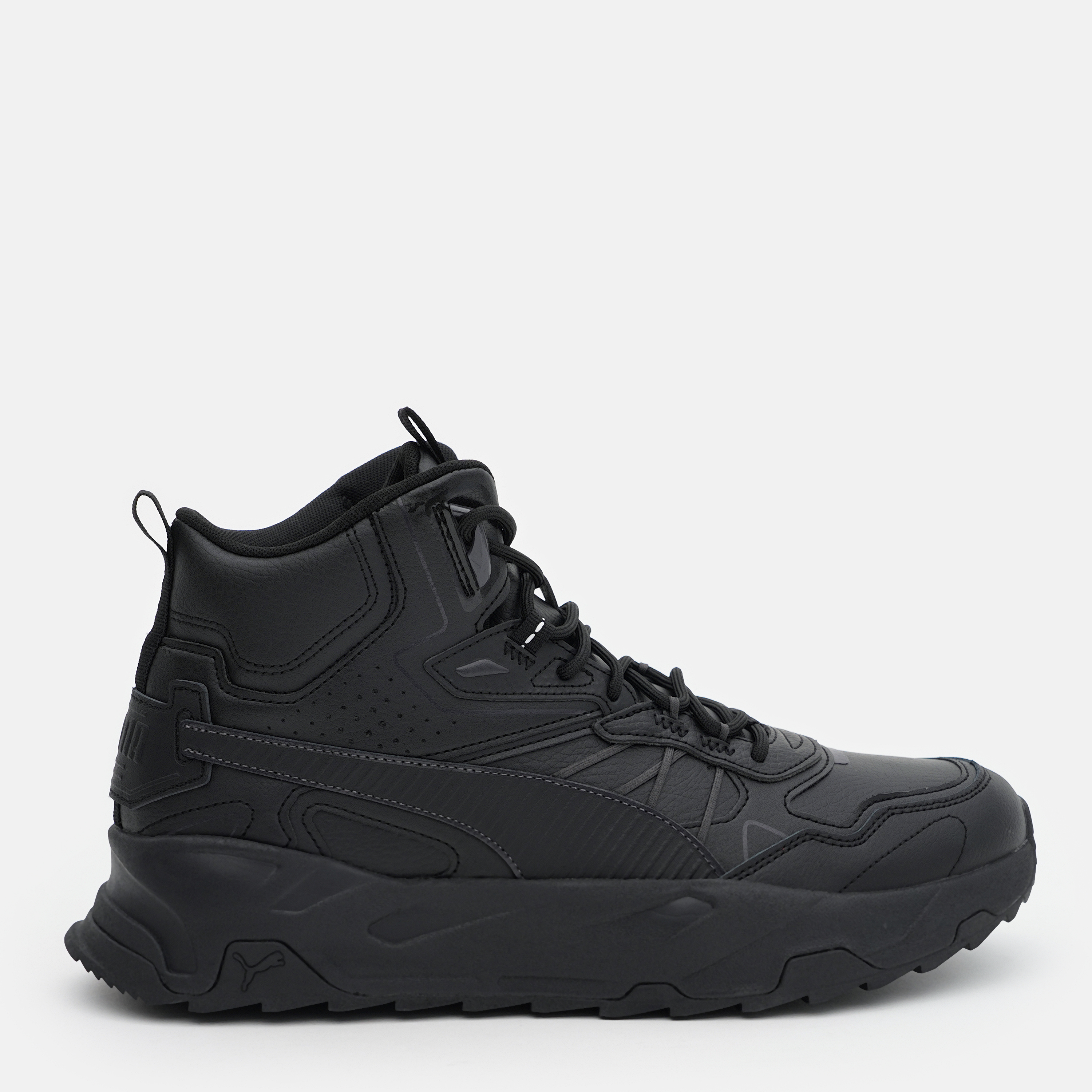 Акція на Чоловічі черевики Puma Trinity Mid Hybrid L 39398503 41 (7.5UK) 26.5 см PUMA Black - PUMA Black від Rozetka