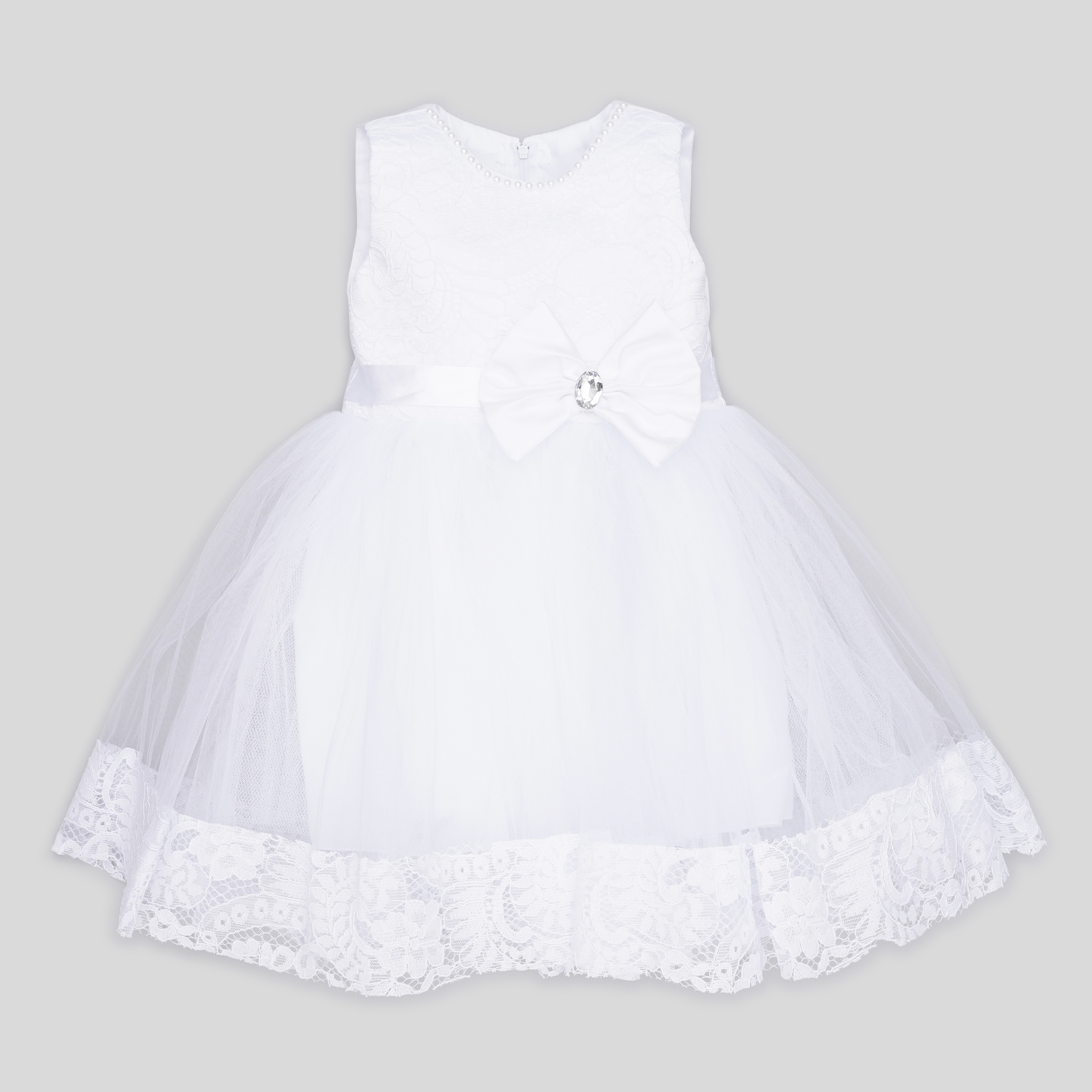 Акція на Дитяча святкова фатинова сукня для дівчинки LIS KRAЇNA 54023 92-98 см Біла від Rozetka