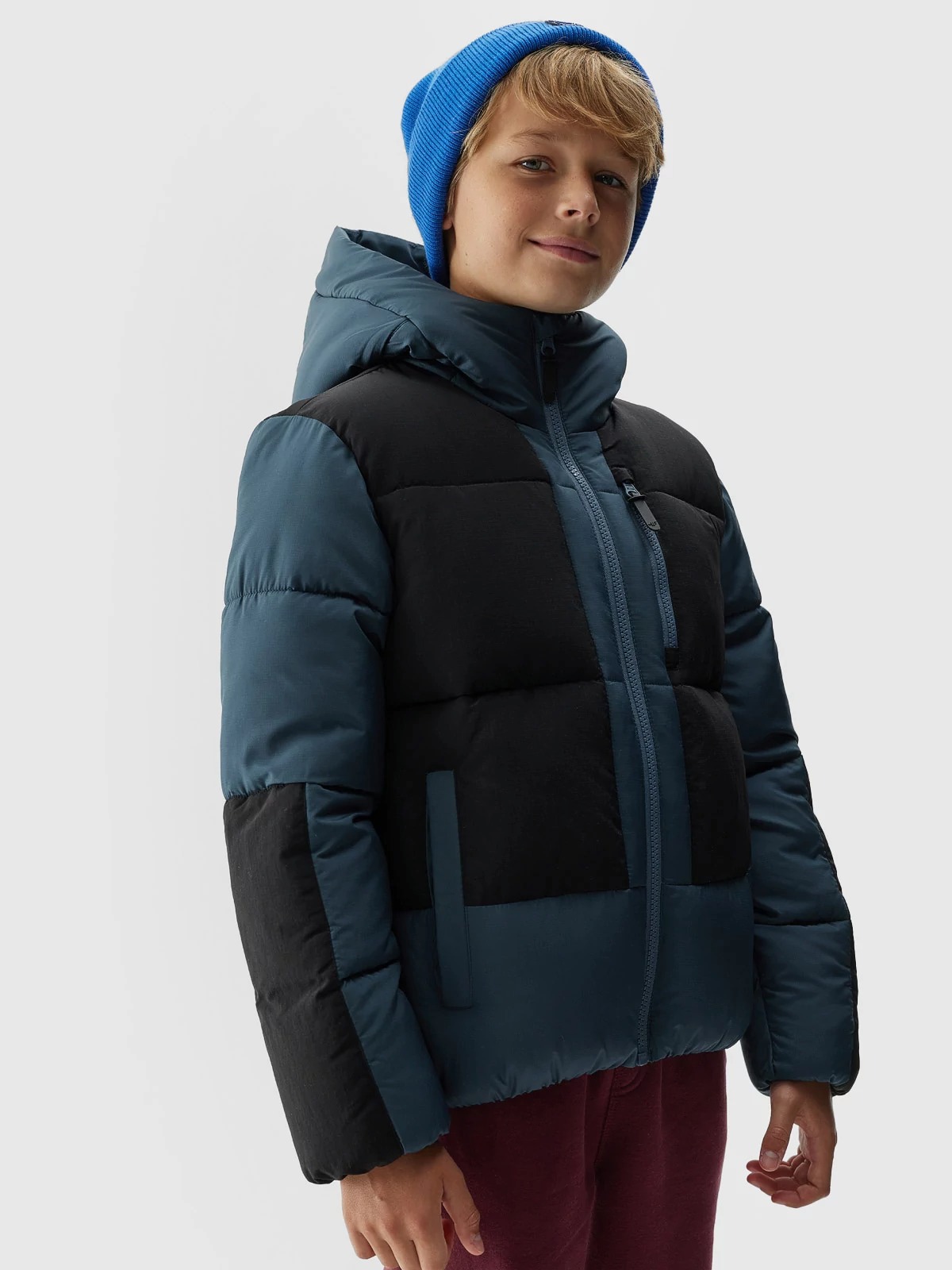 Акція на Дитяча зимова куртка для хлопчика 4F 4FJAW23TDJAM276-30S 128 см від Rozetka