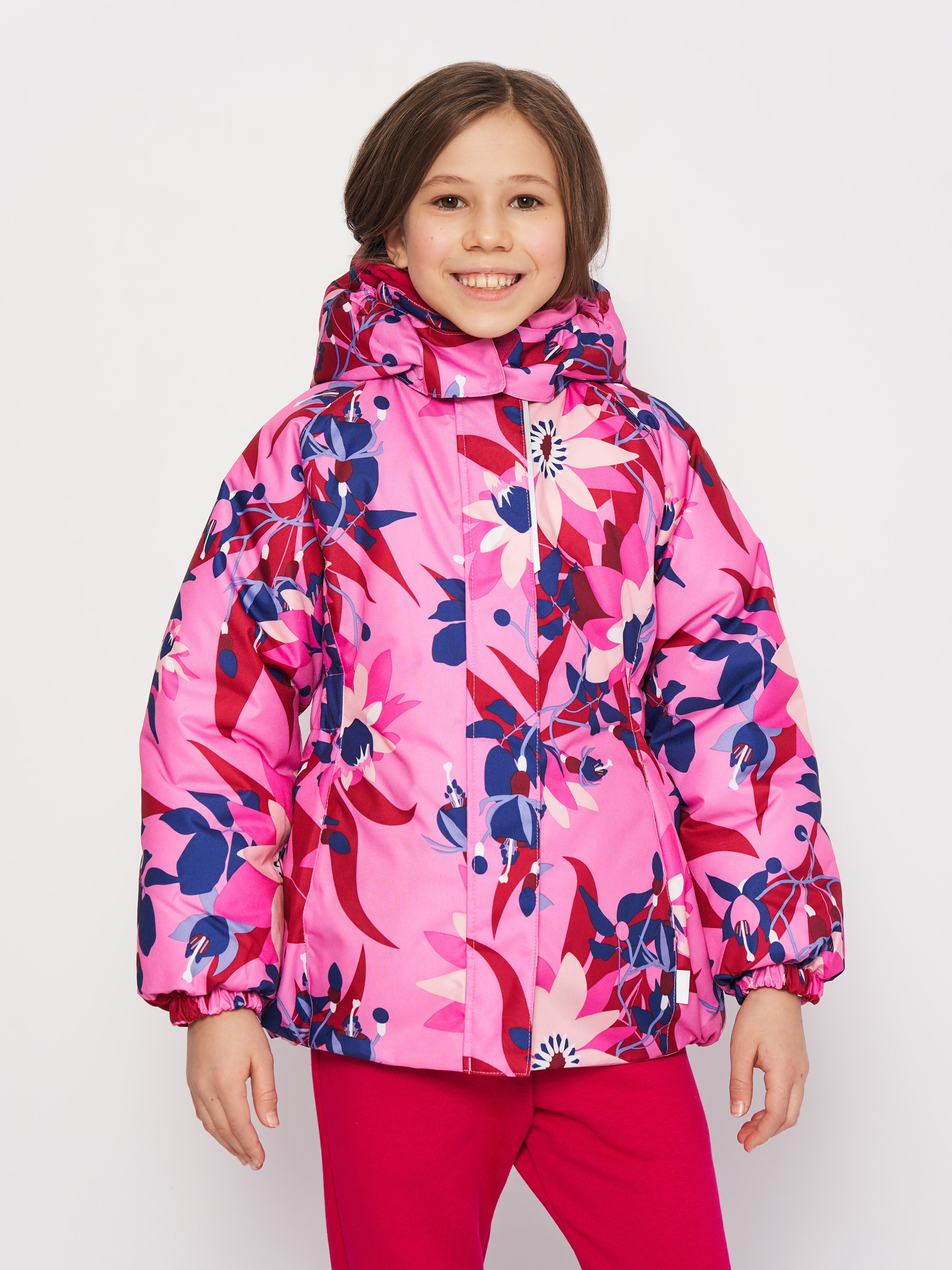 Акція на Дитяча зимова термо куртка для дівчинки Lassie by Reima Maike 7100024A-4161 134 см від Rozetka