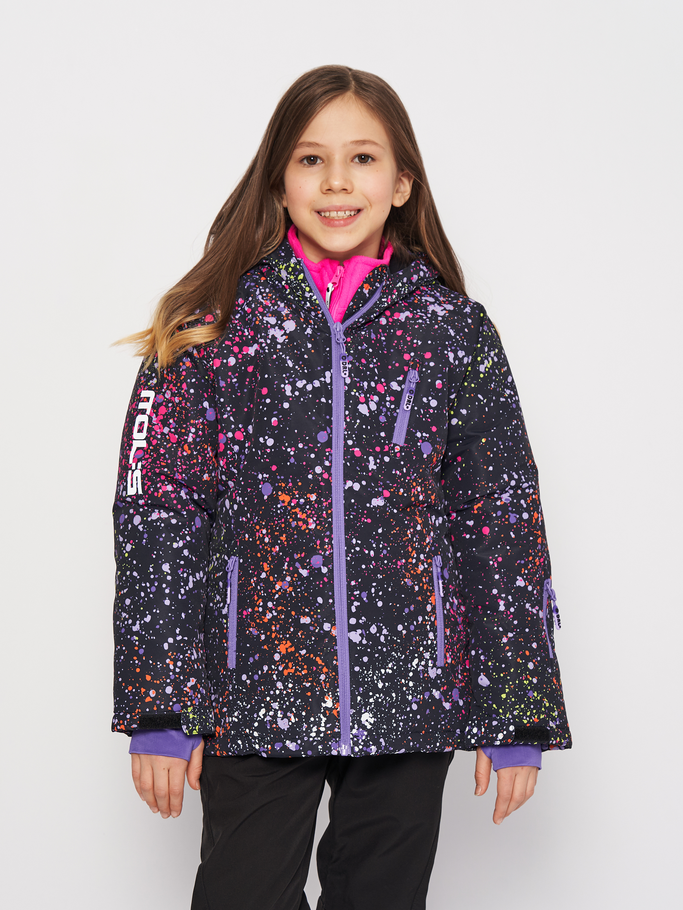 Акція на Дитяча зимова лижна куртка для дівчинки Coccodrillo Snowboard Girl ZC3152102SNG-022 104 см Різнокольорова від Rozetka