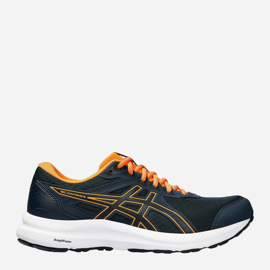 Акція на Чоловічі кросівки для бігу ASICS Gel-Contend 8 1011B492-407 45 (11US) 28. 5 см Синій/Помаранчевий від Rozetka