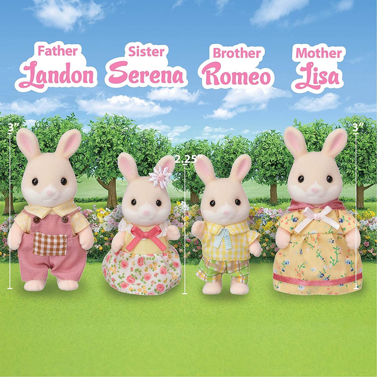 Calico critters sale rabbit family