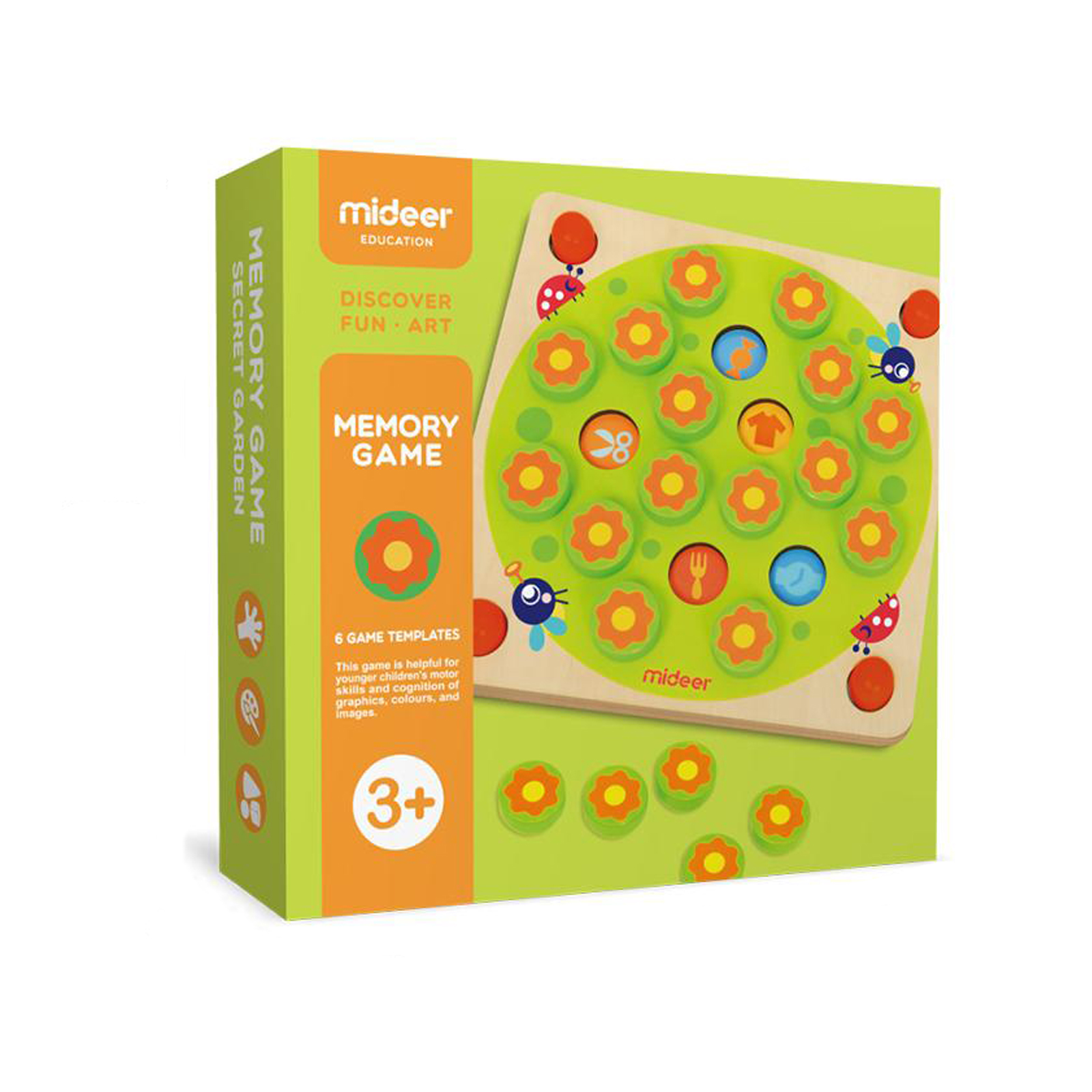 

Настольная игра-мемо "Секретный сад" Mideer Toys MD2028