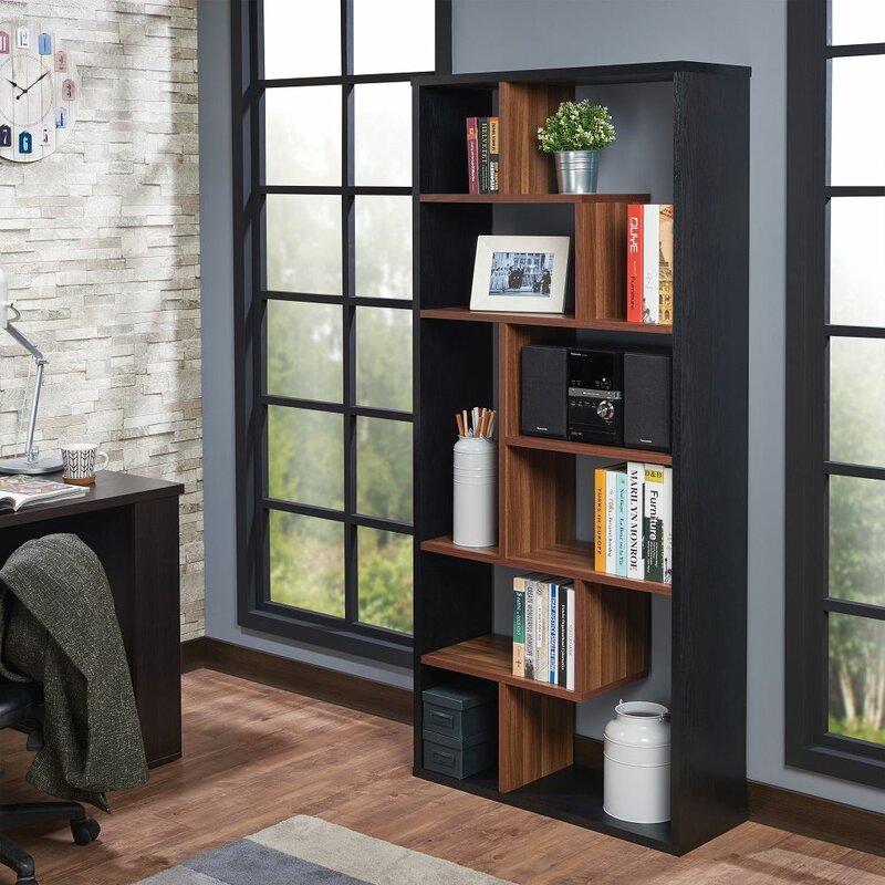 

Геометрический книжный шкаф-полка Esterbrook Antique (WFR-100674)
