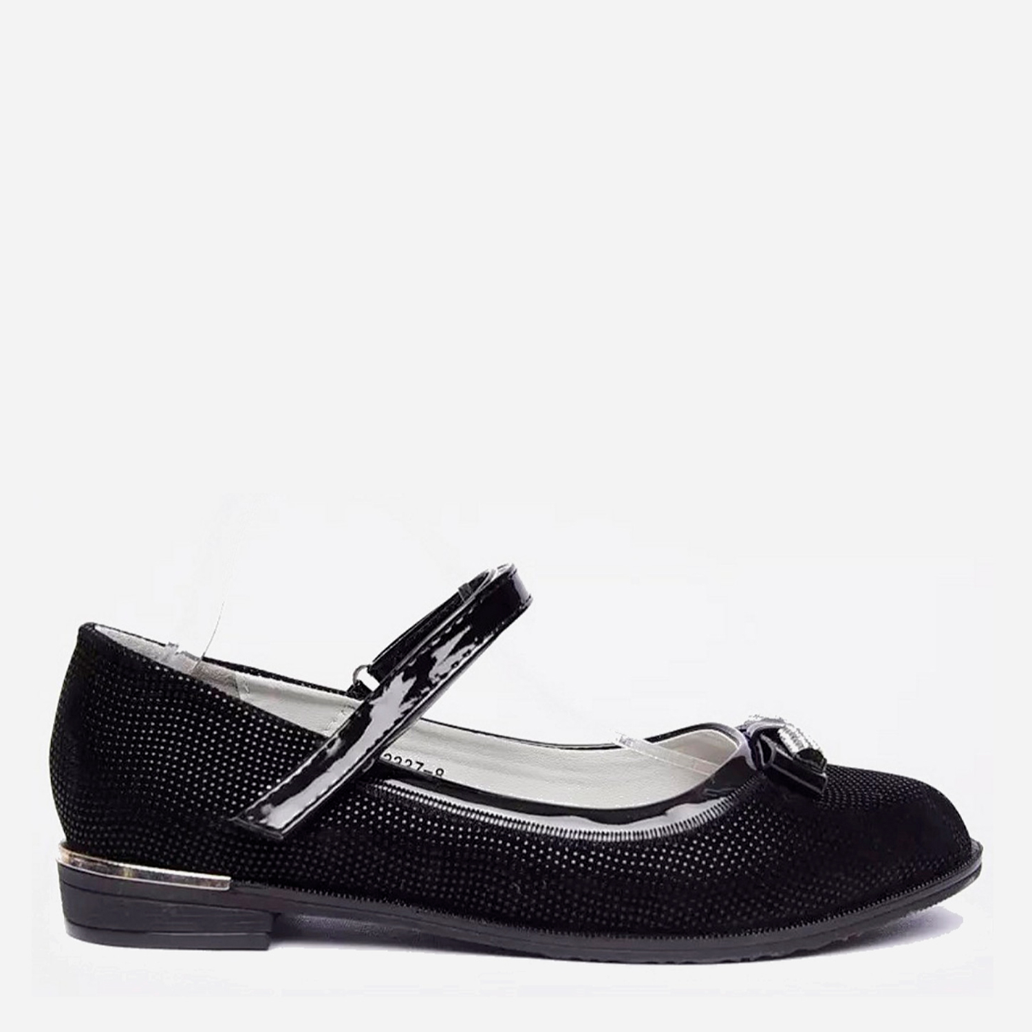 Акція на Підліткові туфлі для дівчинки W.Niko PVM-150387-Black 36 Чорні від Rozetka