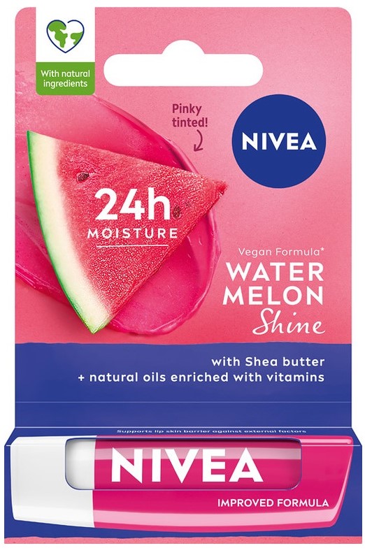 Питательная губная помада Nivea Watermelon Shine 4.8 г (9005800363042 ...
