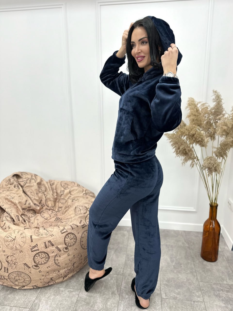 Fashions • Костюм махровый женский Palmira Fashions 50-52 темно-синий ...