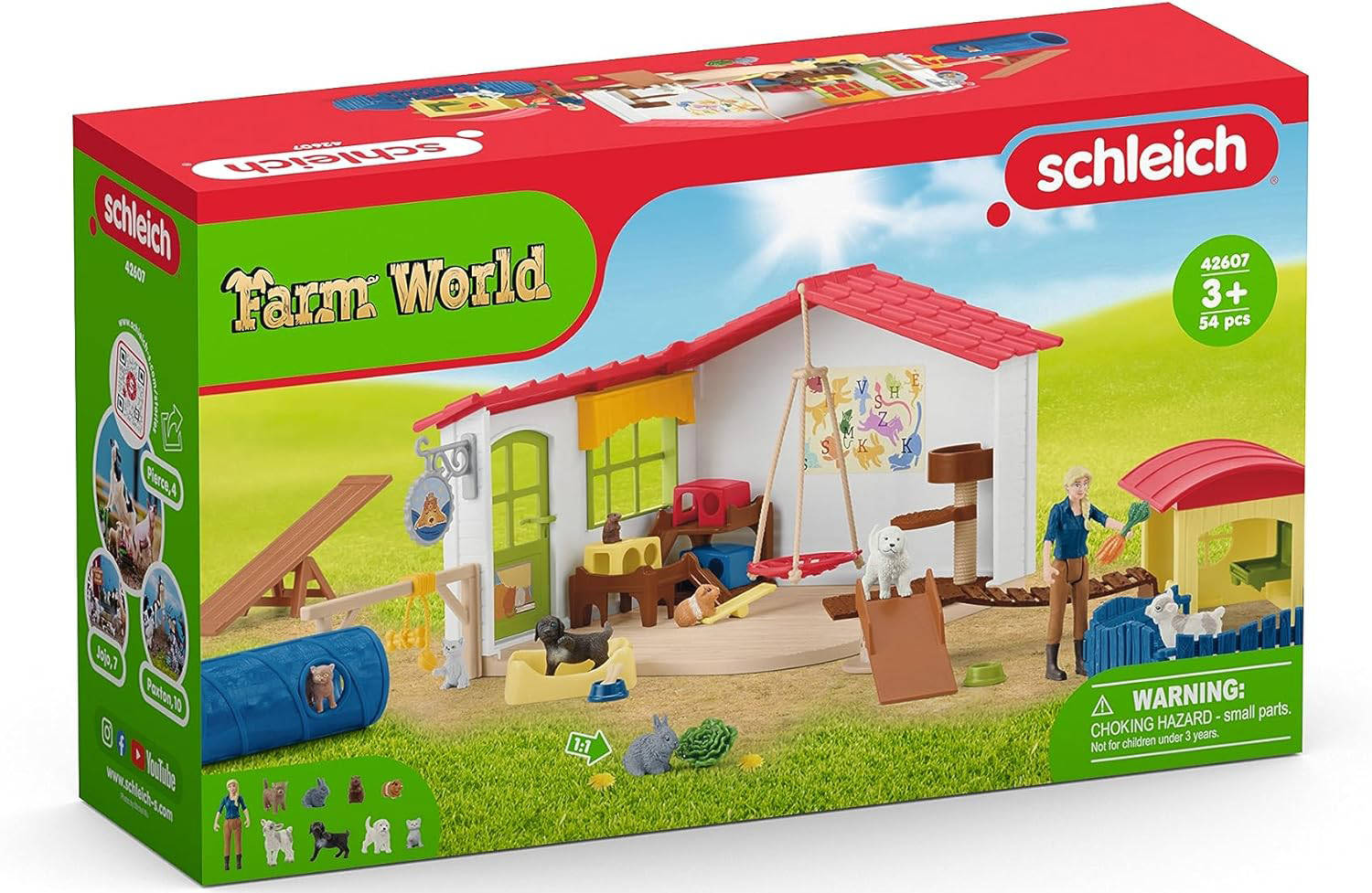 Schleich farm world barn store & animal playset