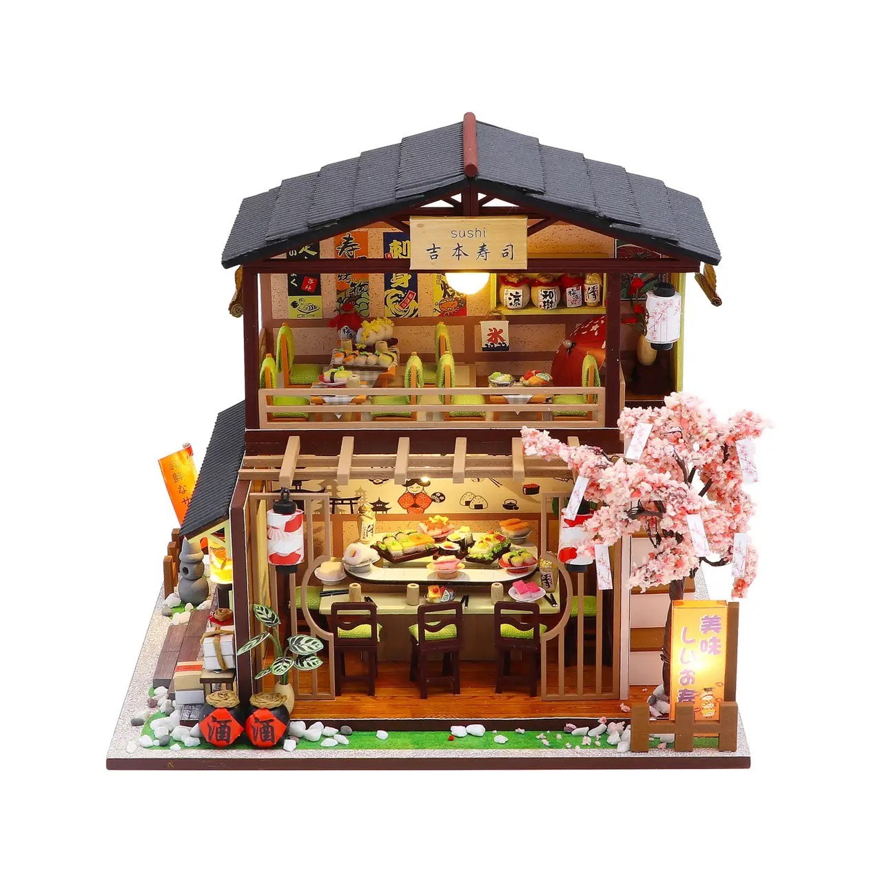 Кукольный 3D домик конструктор Румбокс Gibbon Sushi M2011 Домик суши –  фото, отзывы, характеристики в интернет-магазине ROZETKA от продавца:  LuxFit | Купить в Украине: Киеве, Харькове, Днепре, Одессе, Запорожье,  Львове