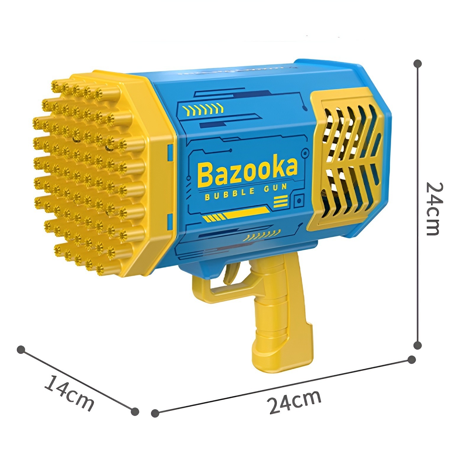 Пистолет базука генератор мыльных пузырей Bazooka Bubble Gun голубой –  фото, отзывы, характеристики в интернет-магазине ROZETKA от продавца:  Tweezy | Купить в Украине: Киеве, Харькове, Днепре, Одессе, Запорожье,  Львове