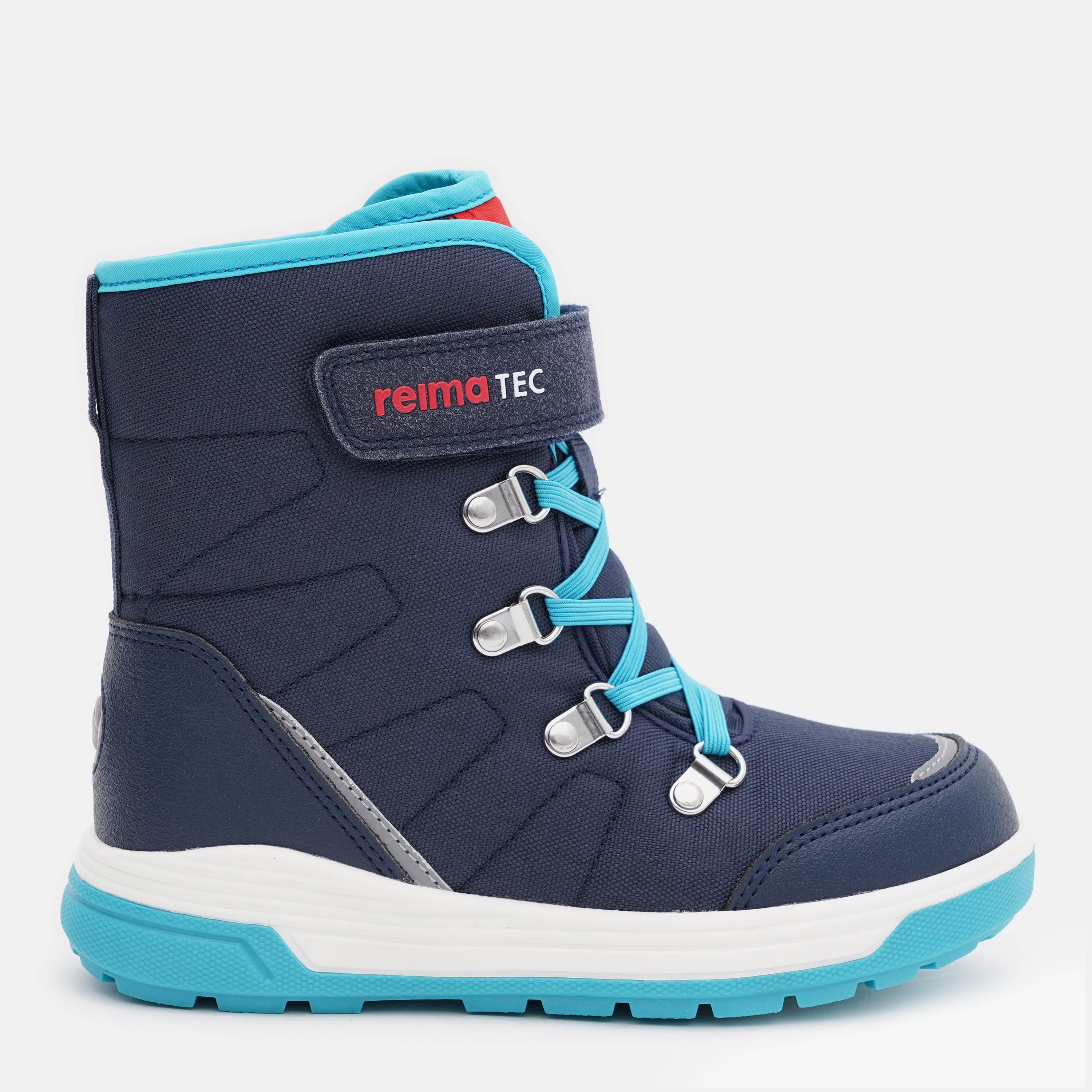 Акция на Дитячі зимові черевики для хлопчика Reima Quicker 5400025A-6980 30 Темно-сині от Rozetka