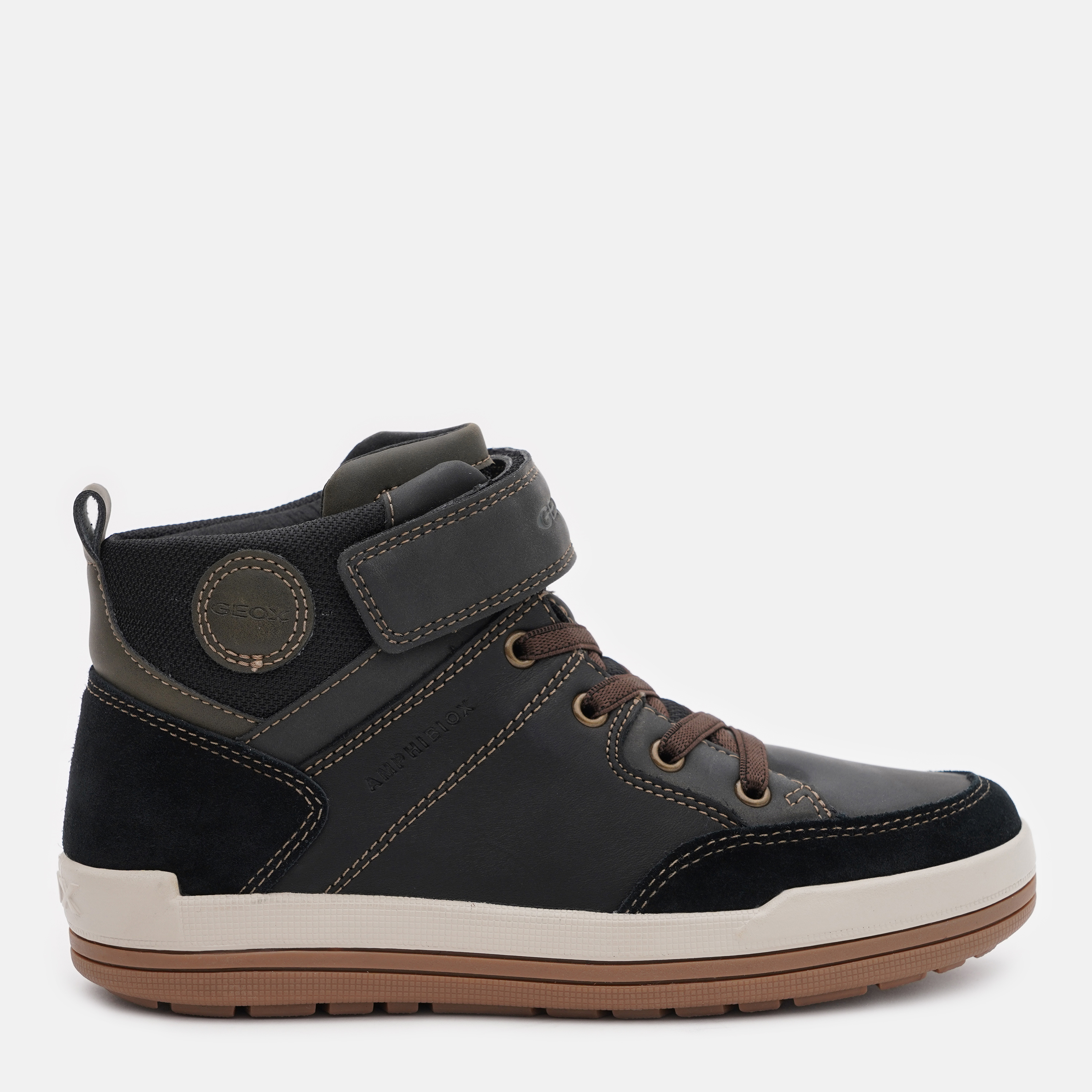 Акція на Дитячі зимові черевики для хлопчика Geox J16F3A-043ME-C0033 34 Чорні від Rozetka