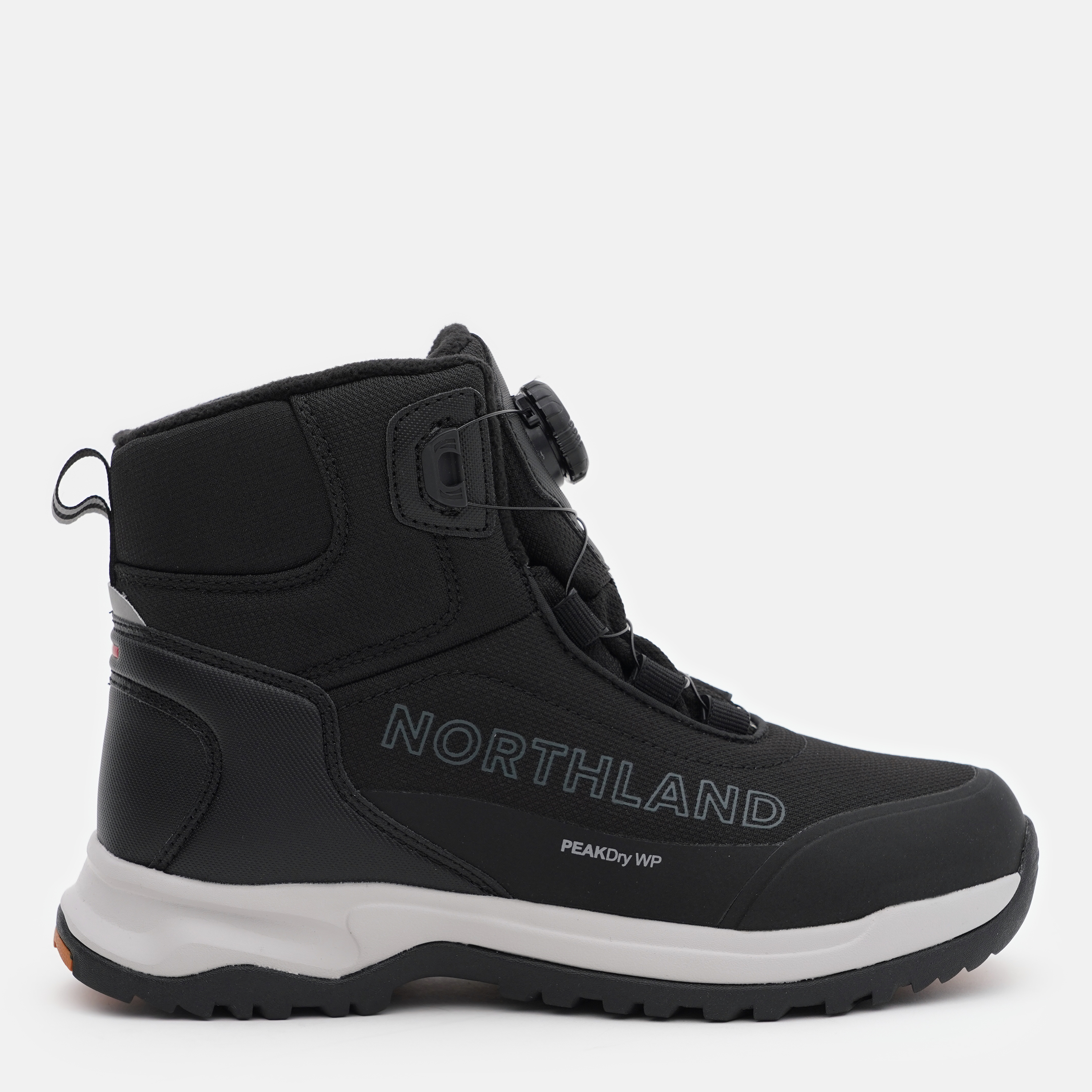 Акція на Підліткові зимові черевики для хлопчика Northland Moose High Boa B Kids' Boots 122370N16-99 35 Чорні від Rozetka