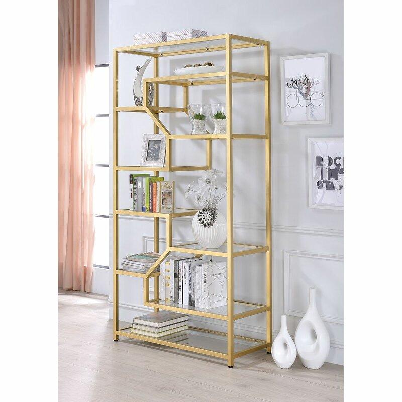 

Геометрический книжный шкаф-полка Brummett Antique - Little Room Baby House (WFR-100675-1036)