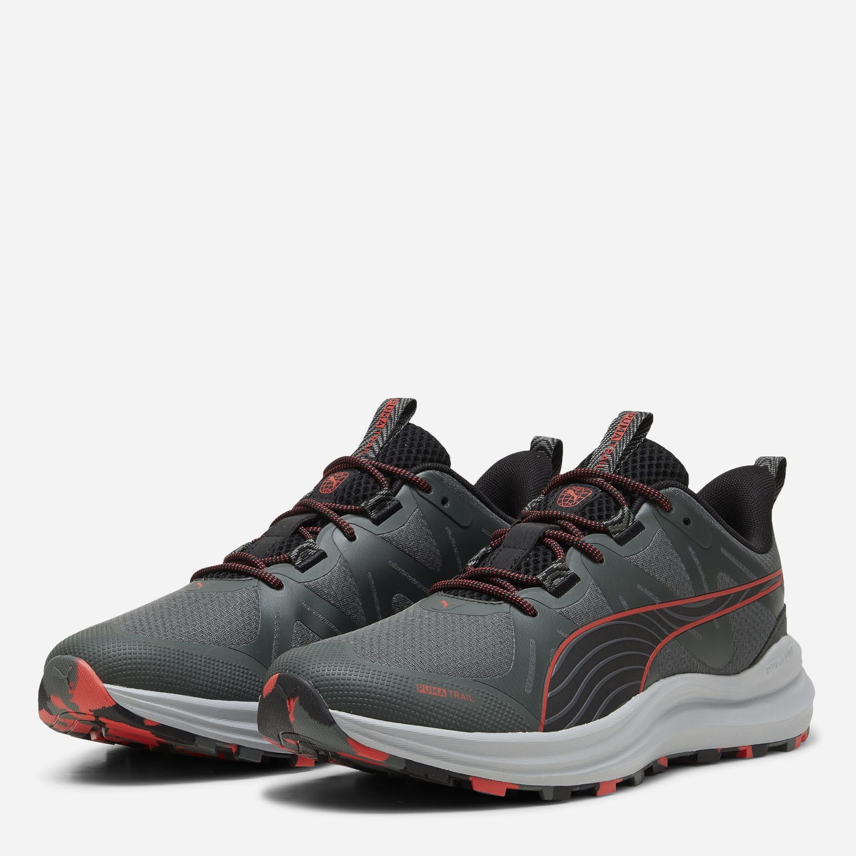 Акція на Чоловічі кросівки для бігу Puma Reflect Lite Trail 37944002 42 (8UK) 27 см Mineral Gray-Puma Black-Active Red від Rozetka