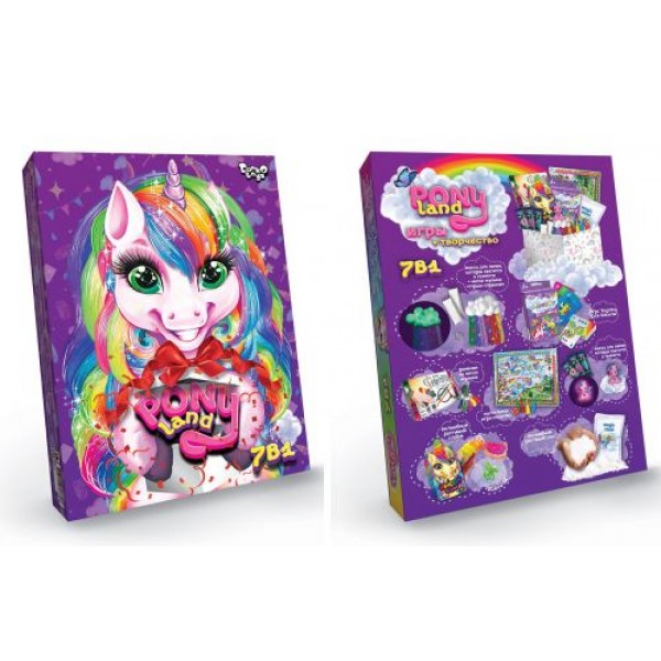 

Игровой набор "Pony Land" рус PL-01-01