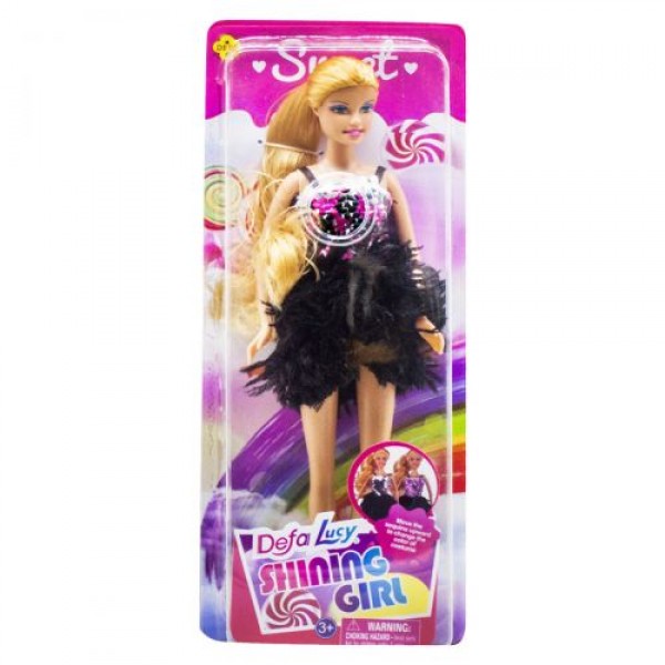 

Кукла Defa Lucy Shining Girl, черное платье 8434