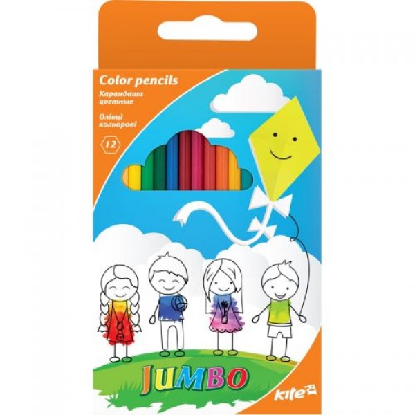 

Цветные карандаши "Jumbo", 12 цветов K17-048