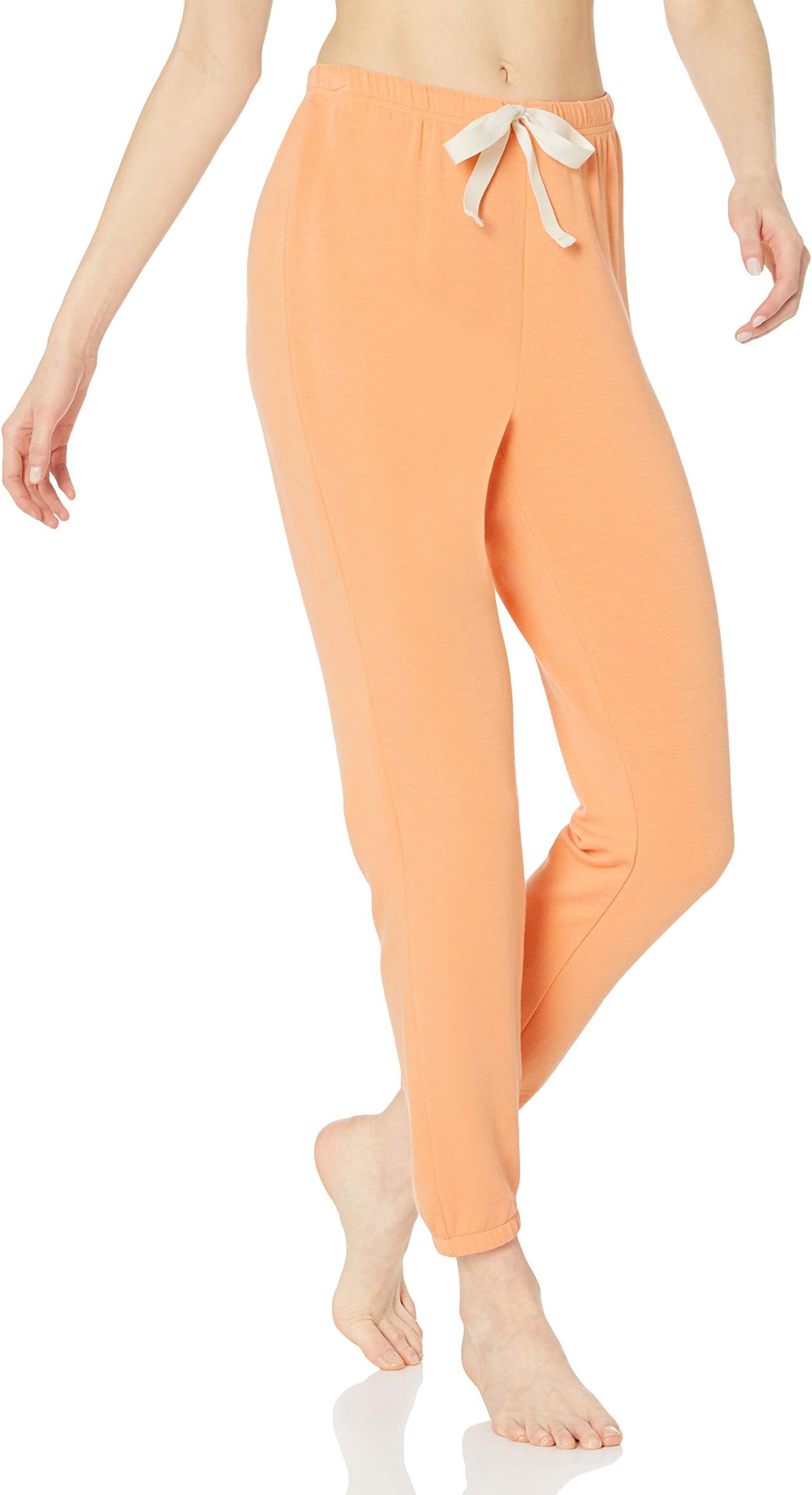 Акція на Піжамні штани жіночі з віскози GD-00061438 XS Світло-помаранчева від Rozetka