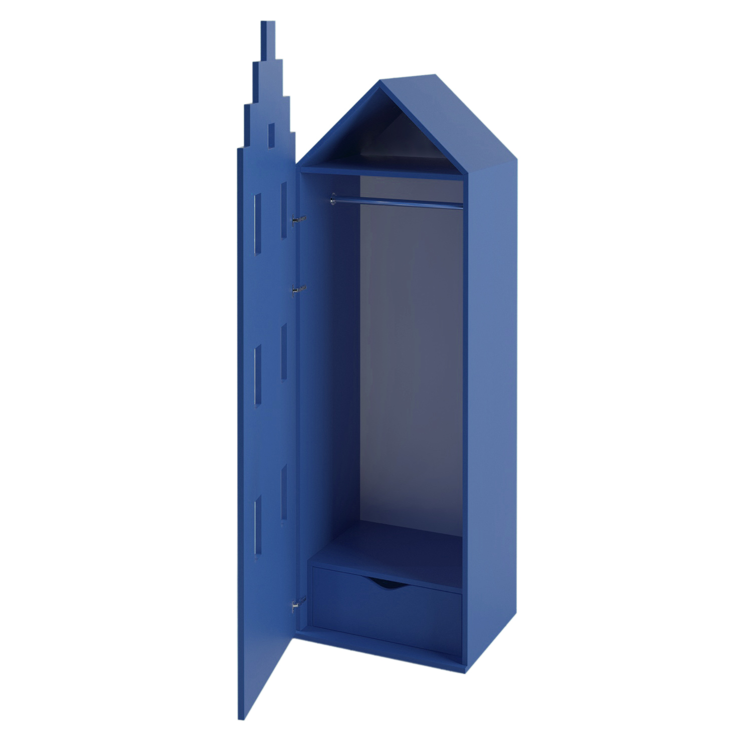 

Детский шкаф гардеробный Амстердам Little Room Little Room Baby House синий (SIN-44352-5)