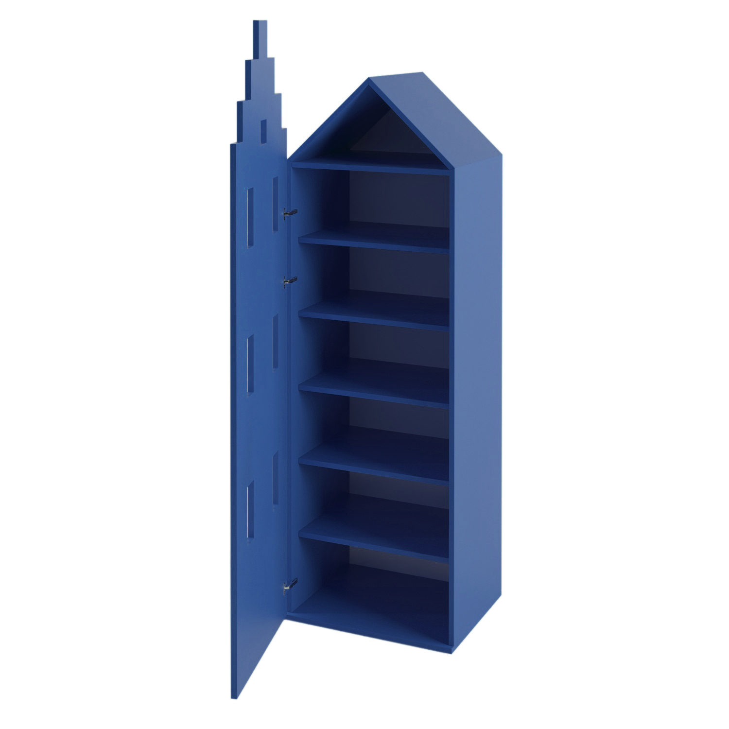

Детский гардеробный шкаф домик Амстердам Little Room Little Room Baby House синий (SIN-44352-10)